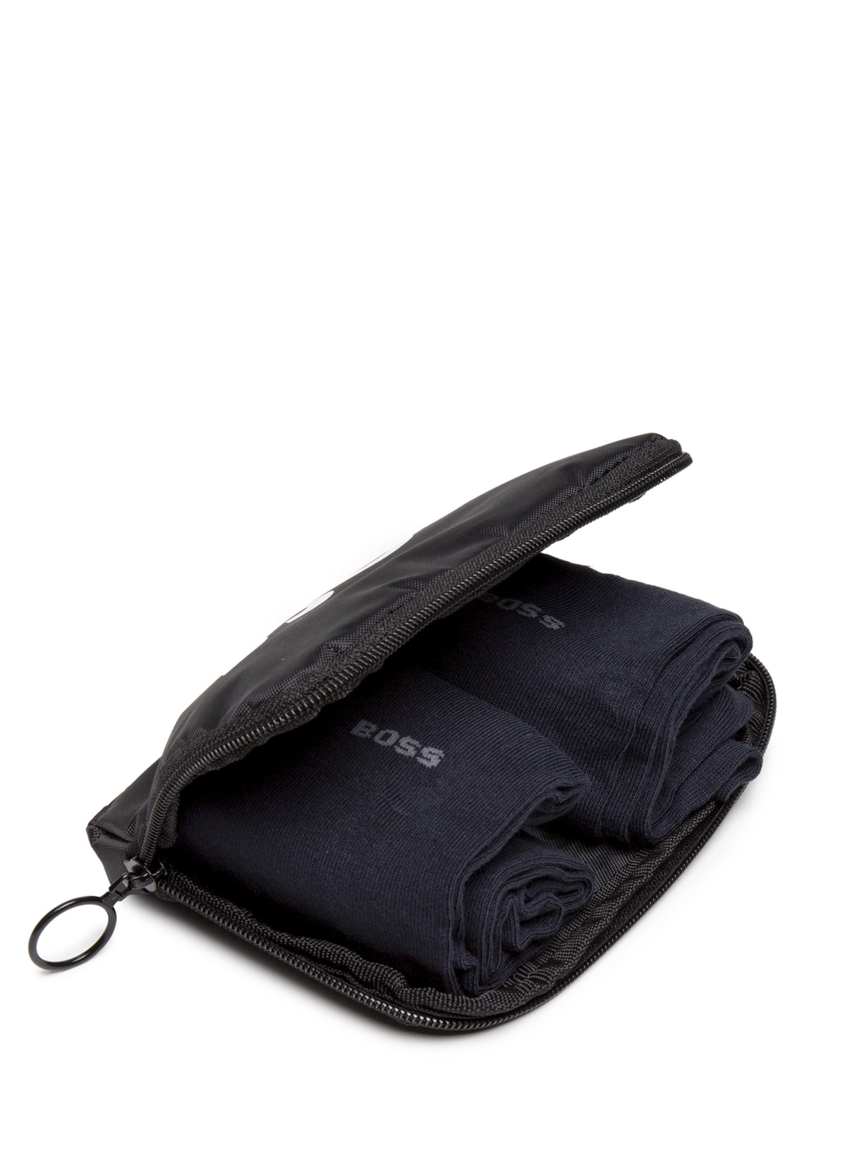 Kit Meia Masculina 2 Peças Gifset Bag Azul Boss