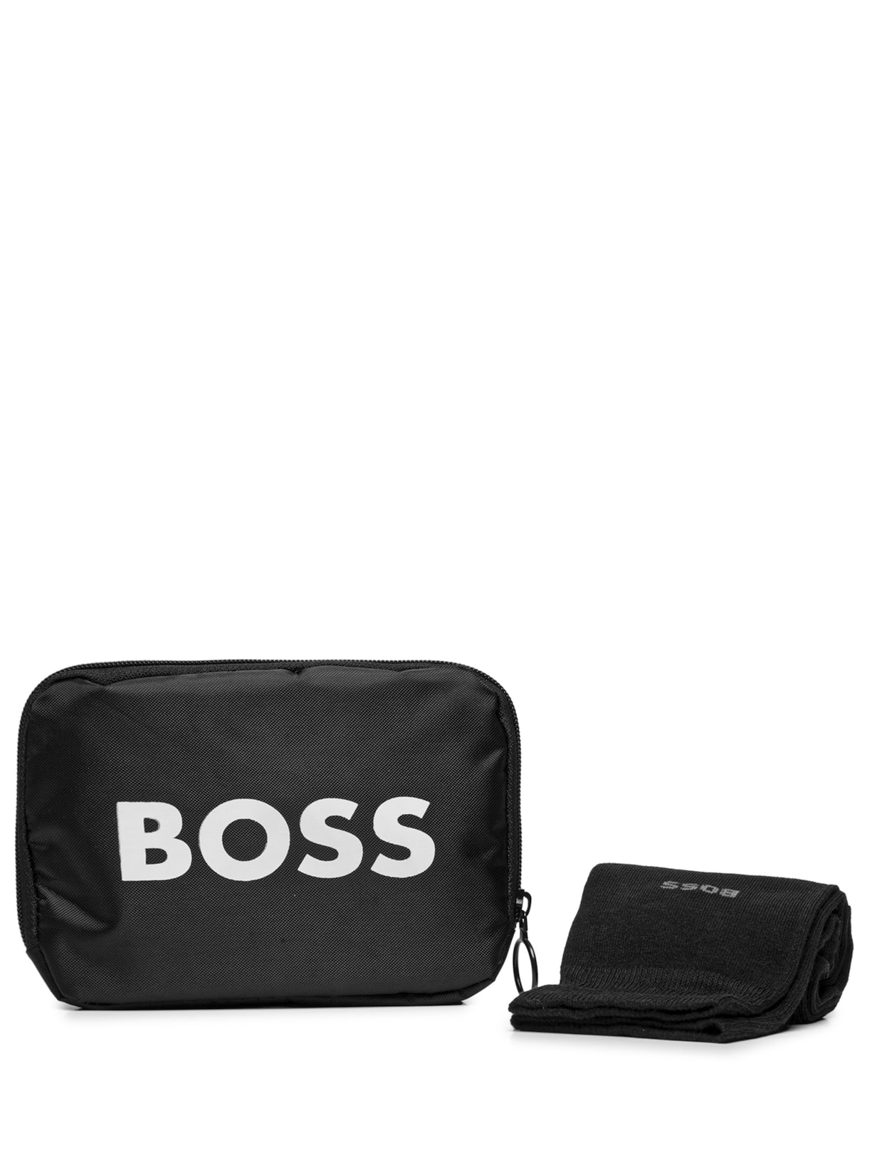 Kit Meia Masculina 2 Peças Gifset Bag Preto Boss