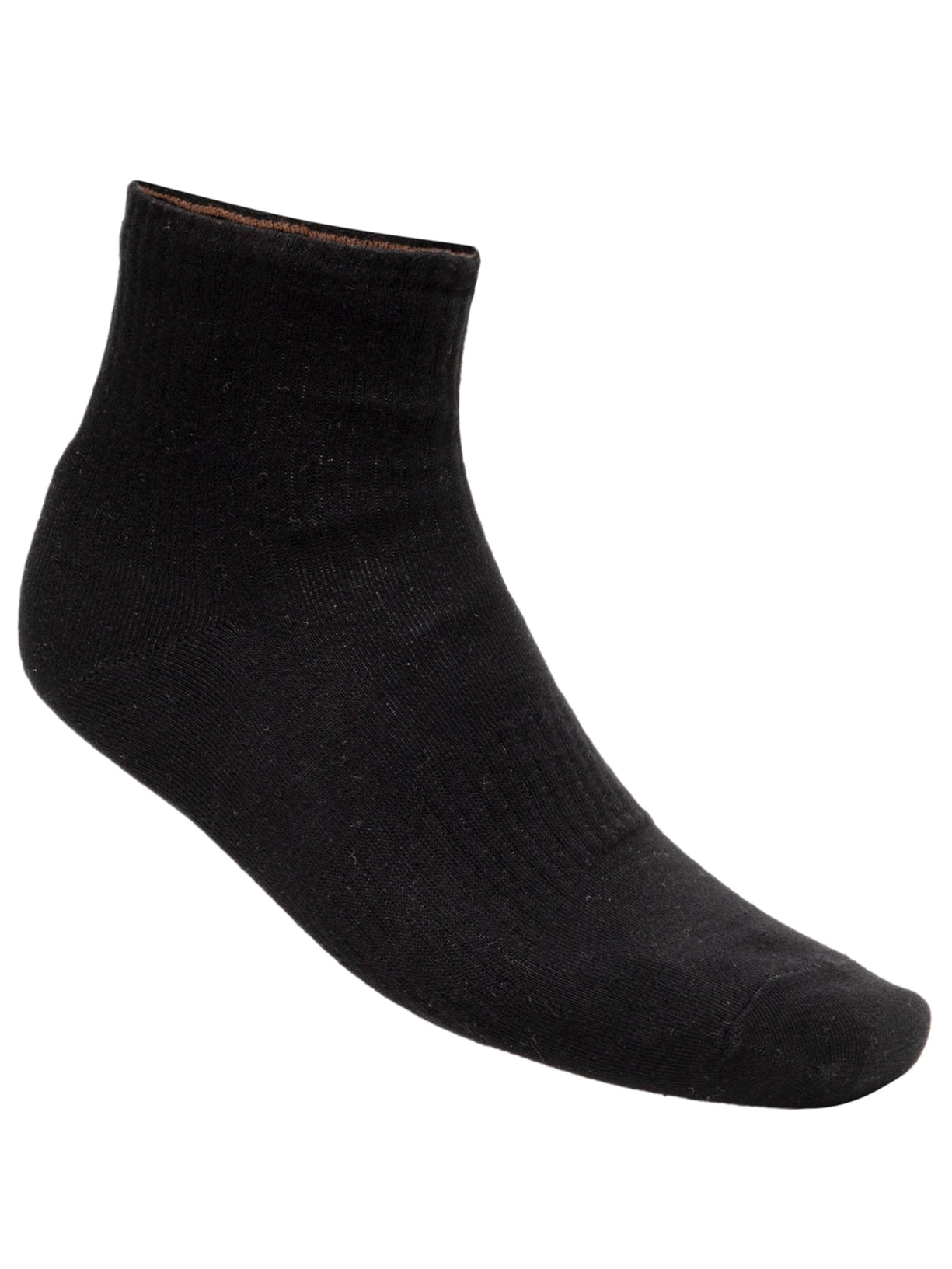 Kit Meia Masculina Cano Médio Algodão Preto Basiq Men