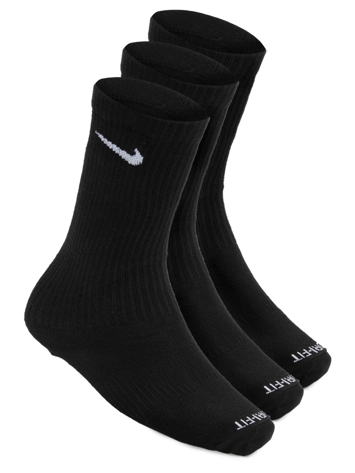 Kit Meia Masculina Everyday Plus Ltwt Crew Preto Nike