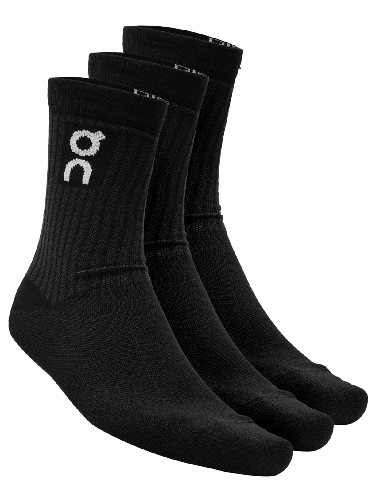 Kit Meia Masculina Logo Sock 3-Pack U - Preto
