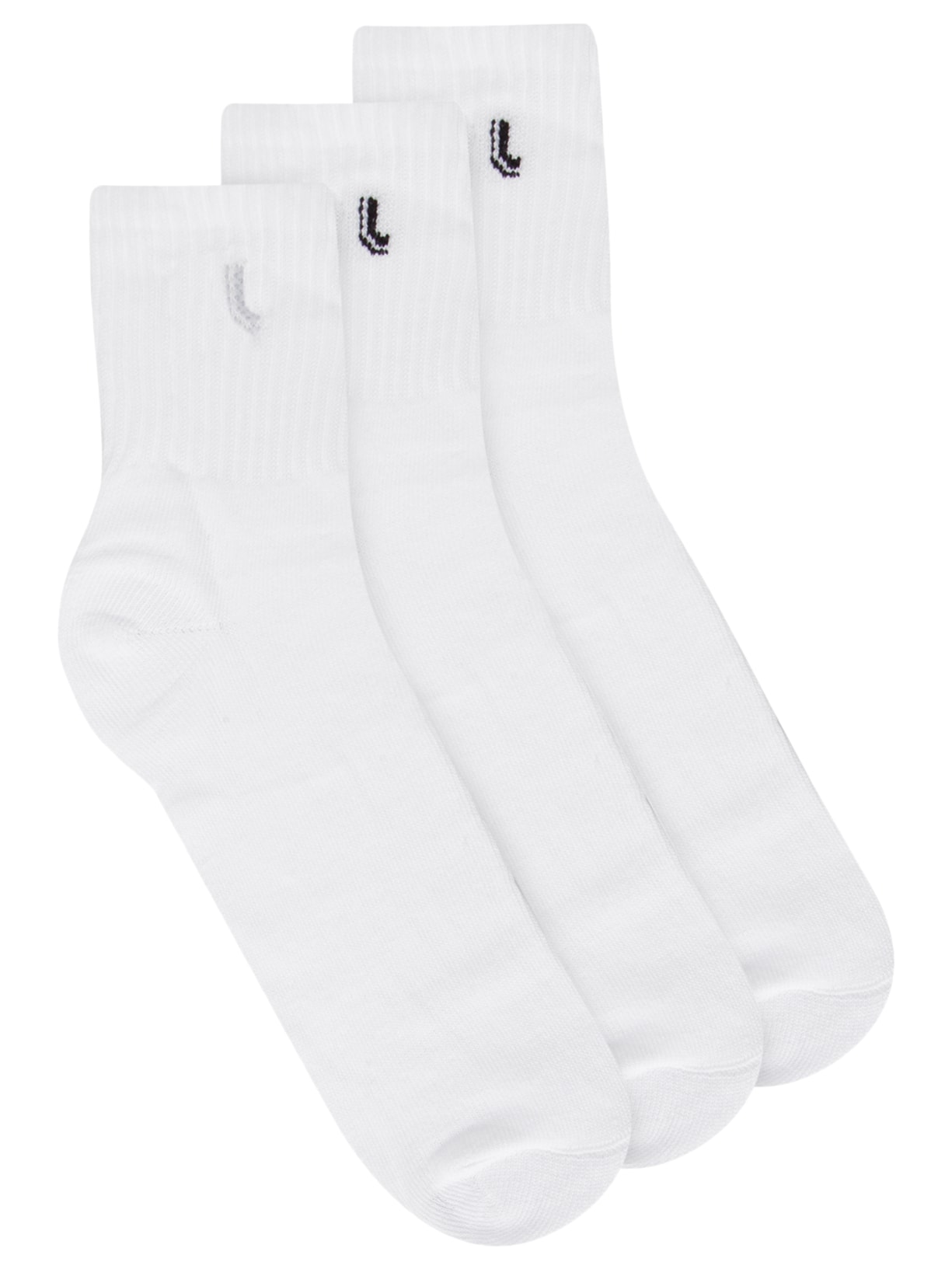 Kit Meia Masculina Walk - Branco