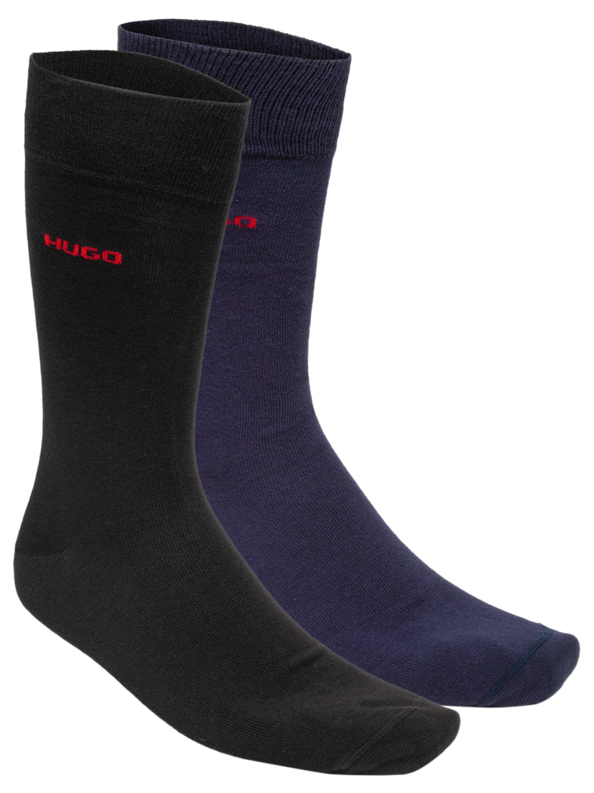 Kit Meias Masculinas 2 Peças Azul Hugo