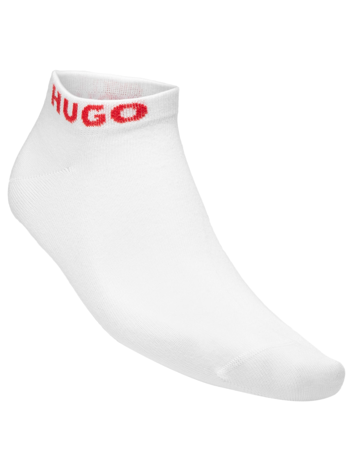 Kit Meias Masculinas 3 Peças Ankle Lenght Branco Hugo