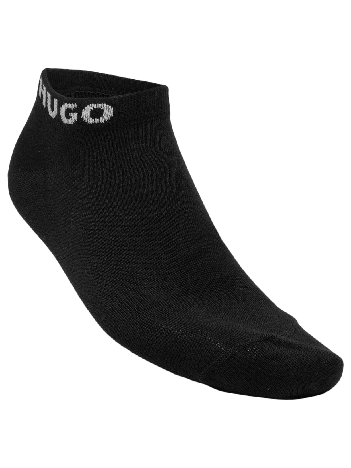 Kit Meias Masculinas 3 Peças Ankle Lenght Preto Hugo