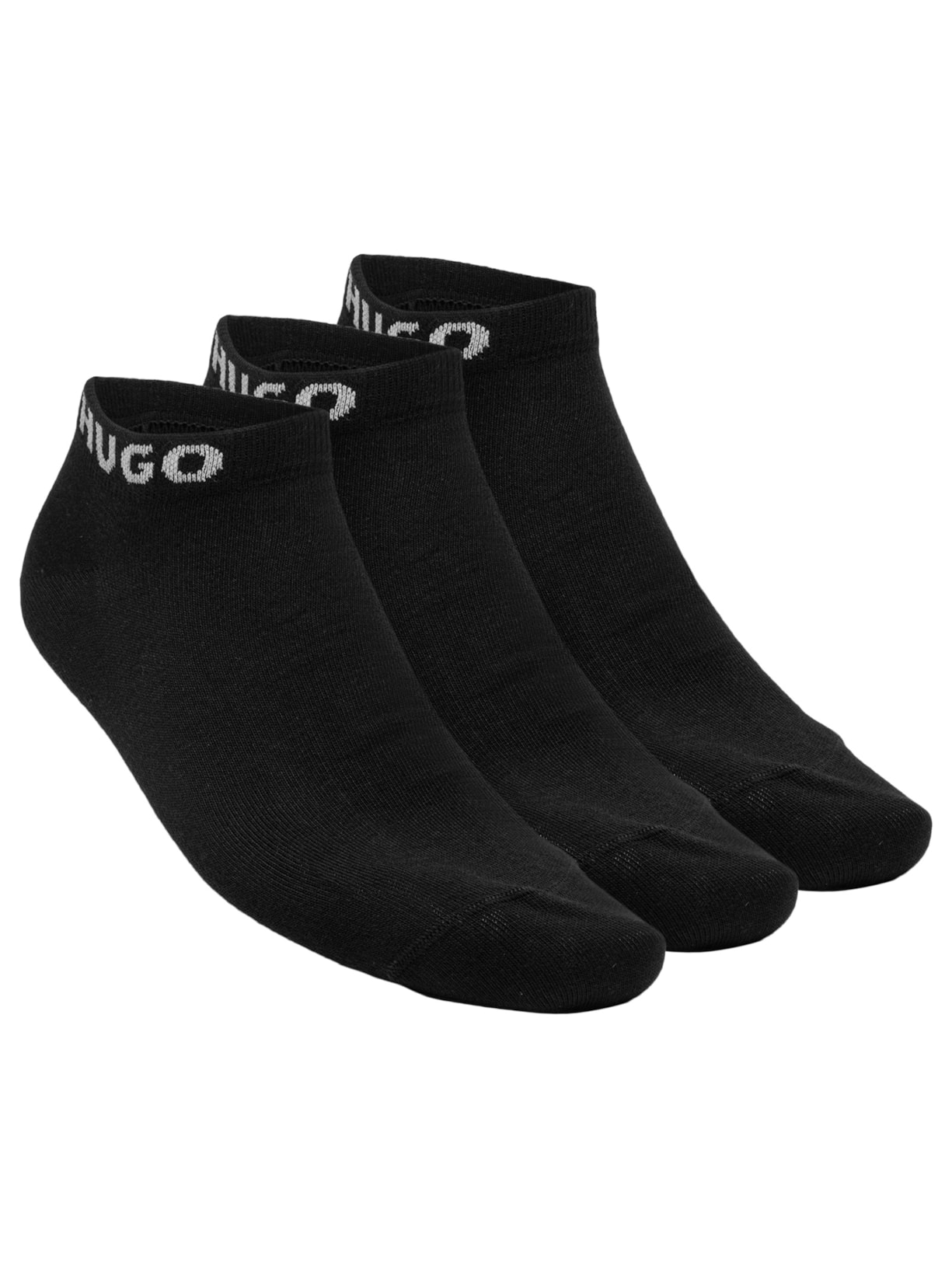 Kit Meias Masculinas 3 Peças Ankle Lenght - Preto