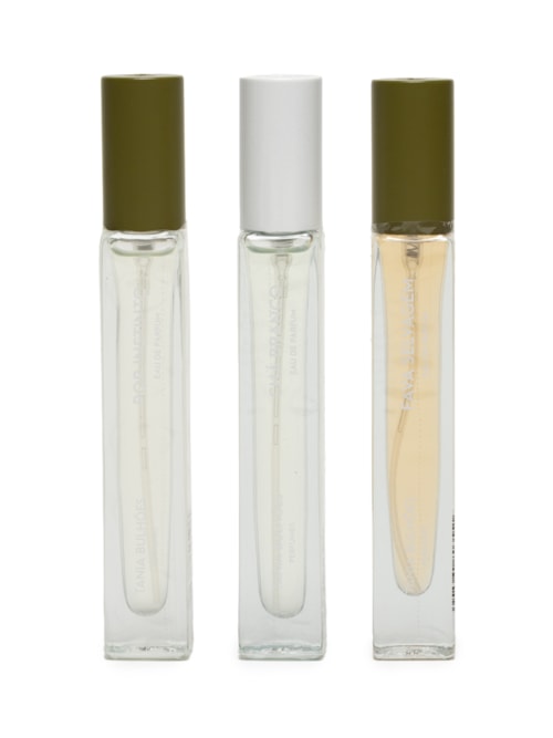Kit Mini Perfume 9ml Chá Branco, Fava Selvagem e Por Instinto