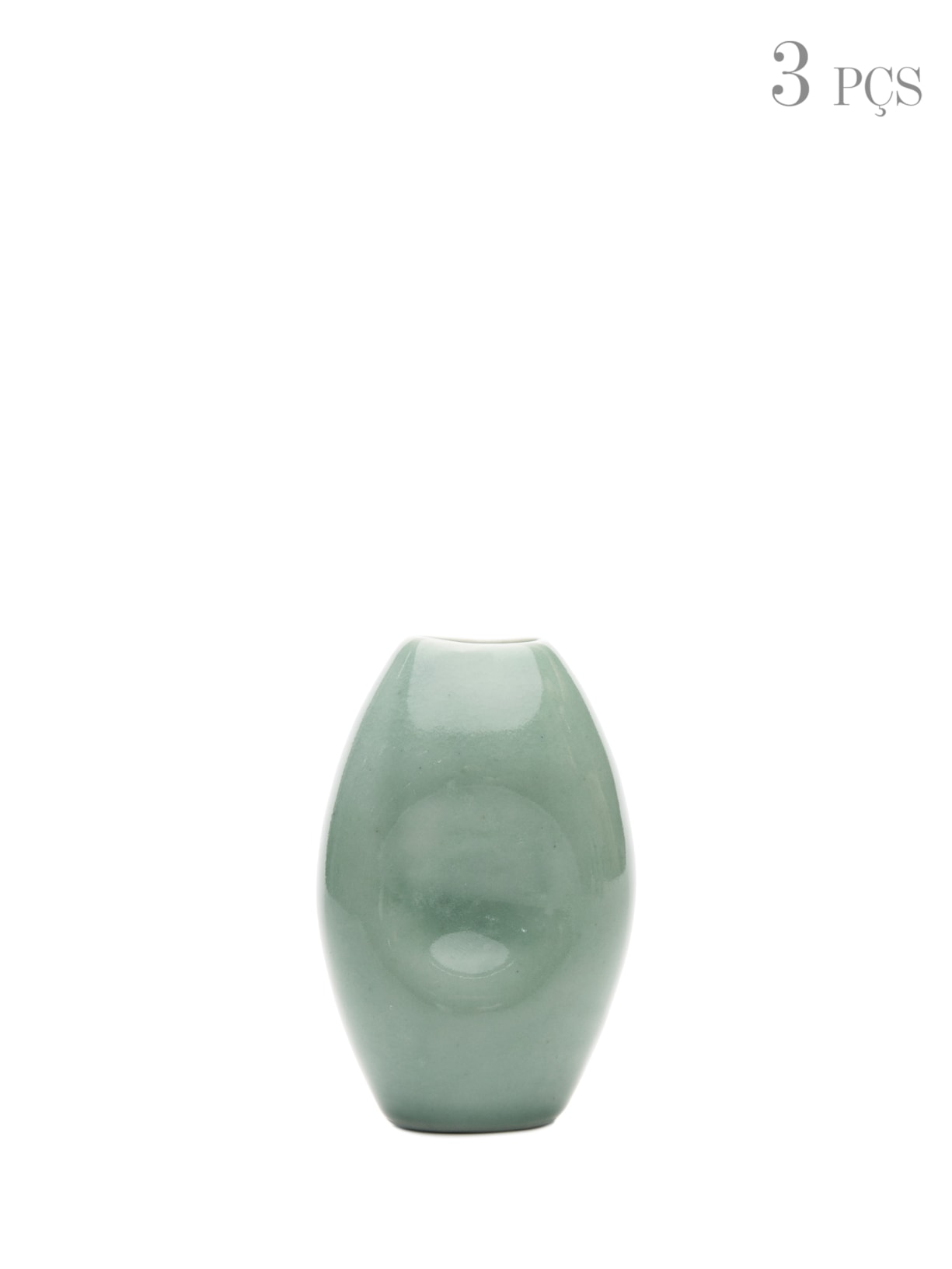 Kit Mini Vasinho Amassado - Verde