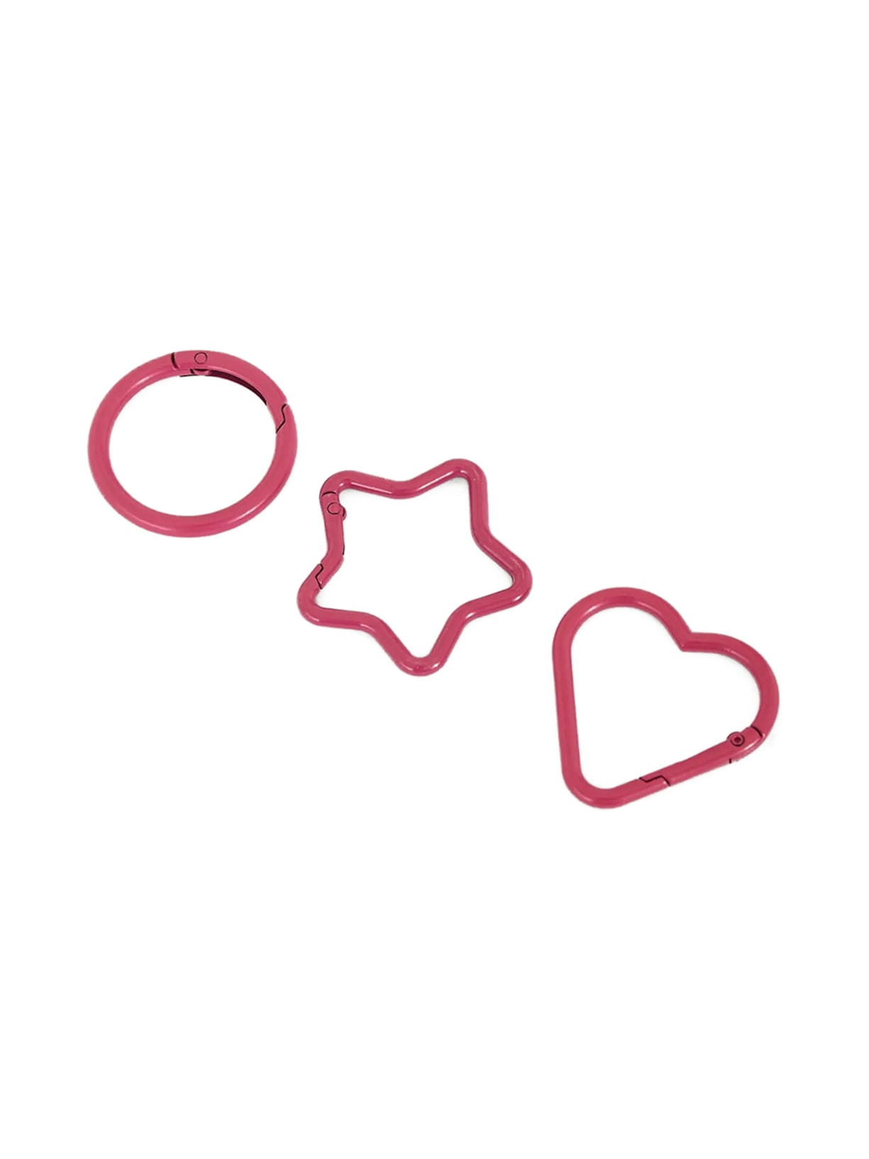 Kit Mosquetões Rosa Farm Etc