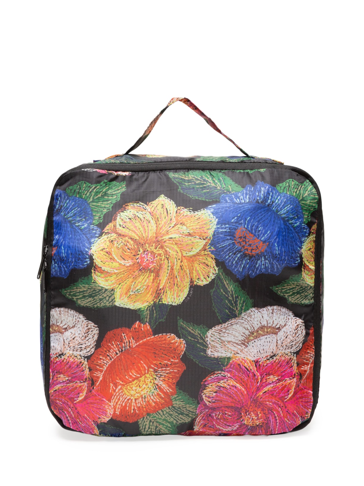 Kit Organizador Mala Trio Estampa Latina Preto Farm Etc