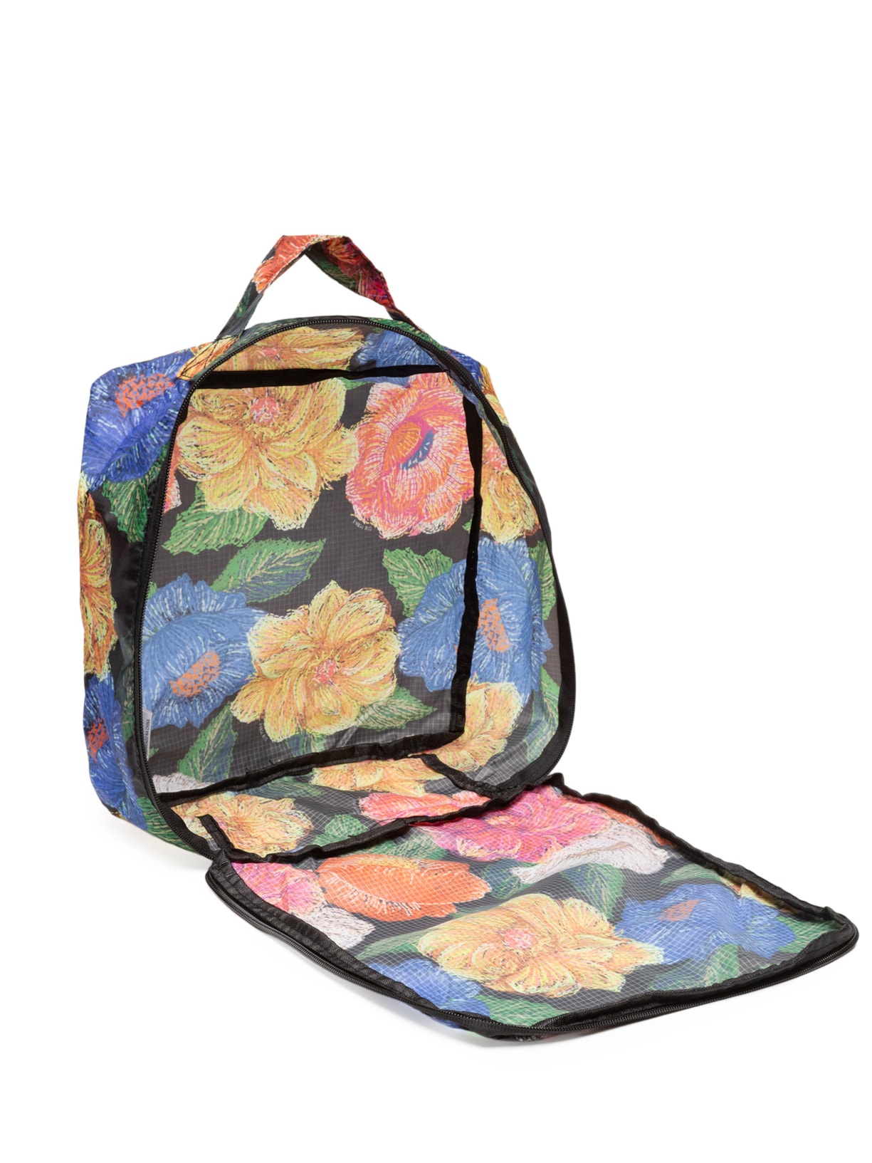 Kit Organizador Mala Trio Estampa Latina Preto Farm Etc