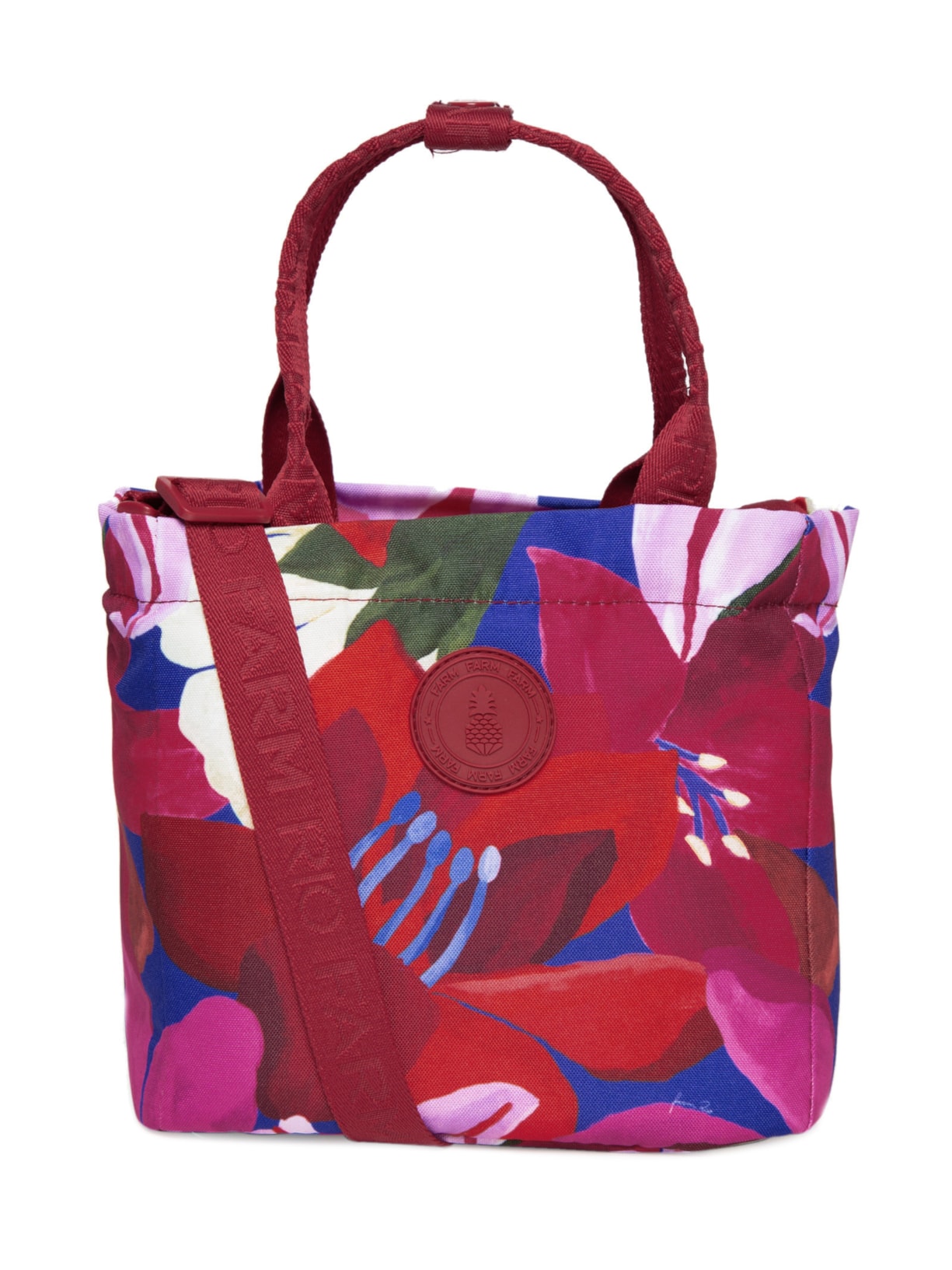 Lancheira Ziriguidum Aquarela Floral - Vermelho