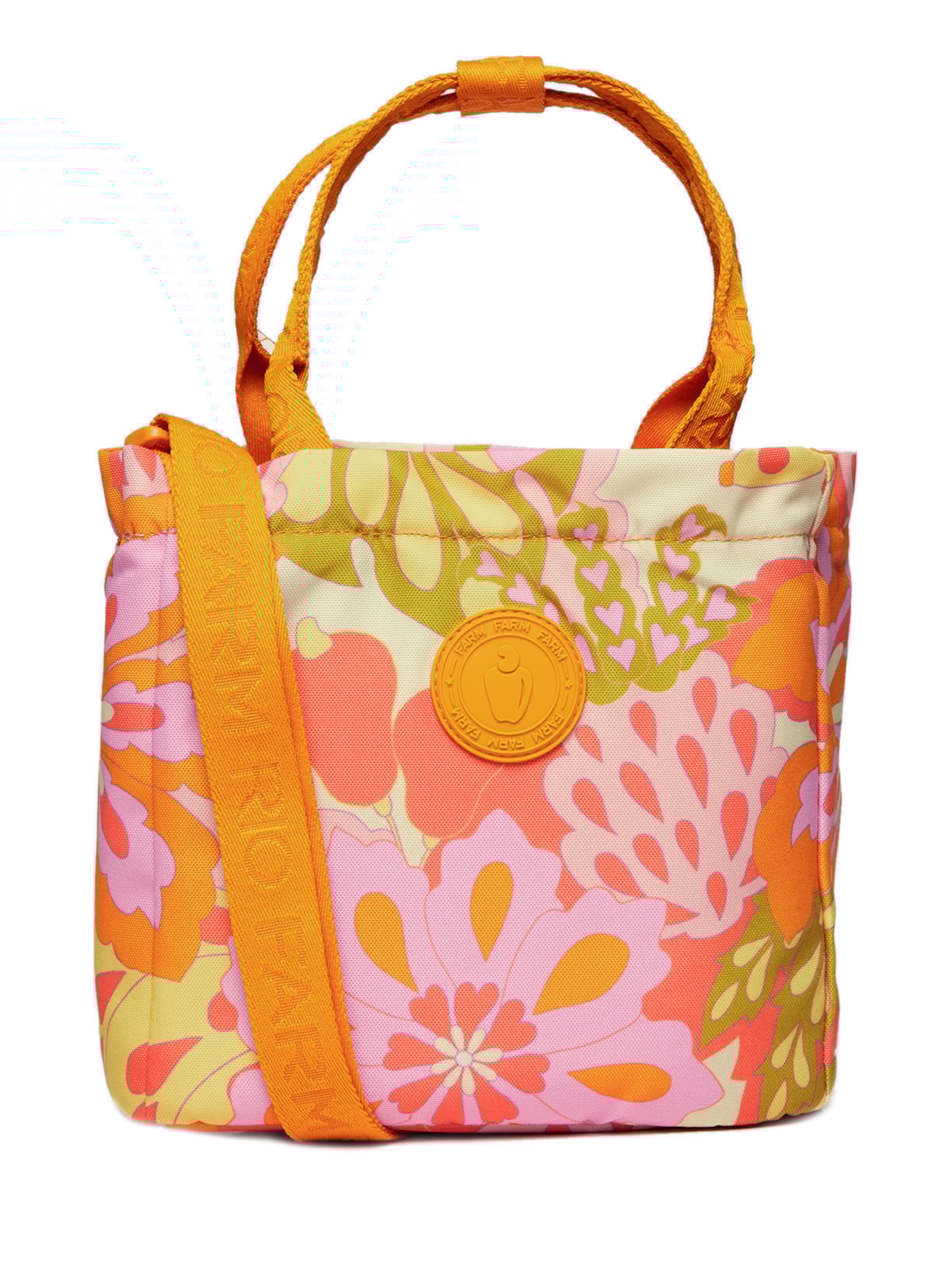 Lancheira Ziriguidum Floral Lee - Laranja