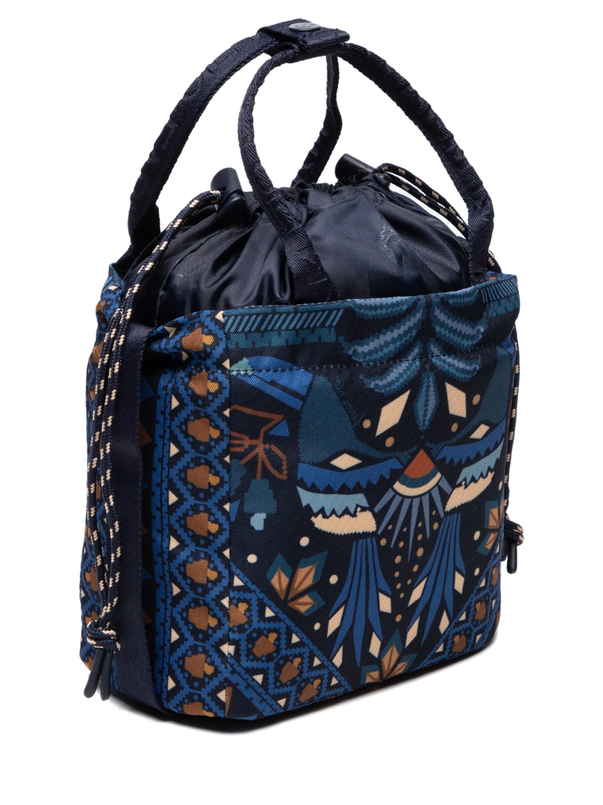 Lancheira Ziriguidum Lenço Magia Tropical Azul Farm Etc