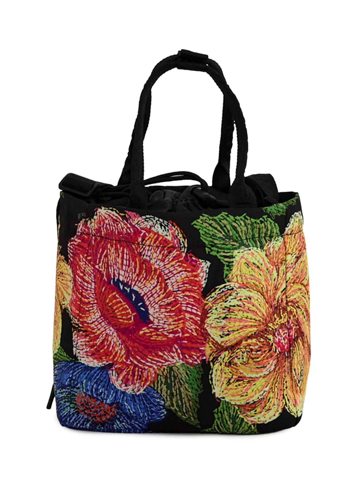 Lancheira Ziriguidum Max Floral Paraíso Preto Farm Etc