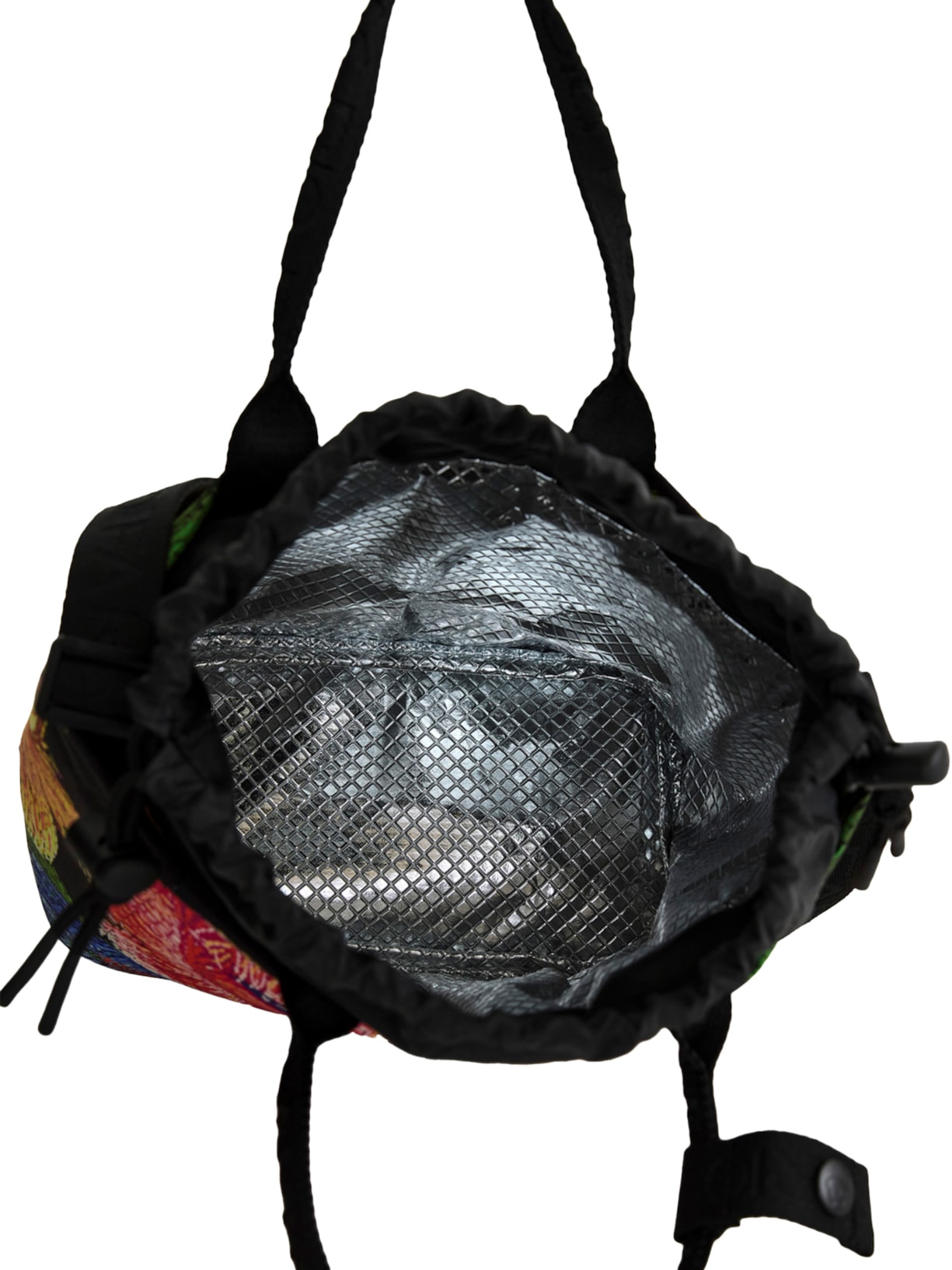 Lancheira Ziriguidum Max Floral Paraíso Preto Farm Etc