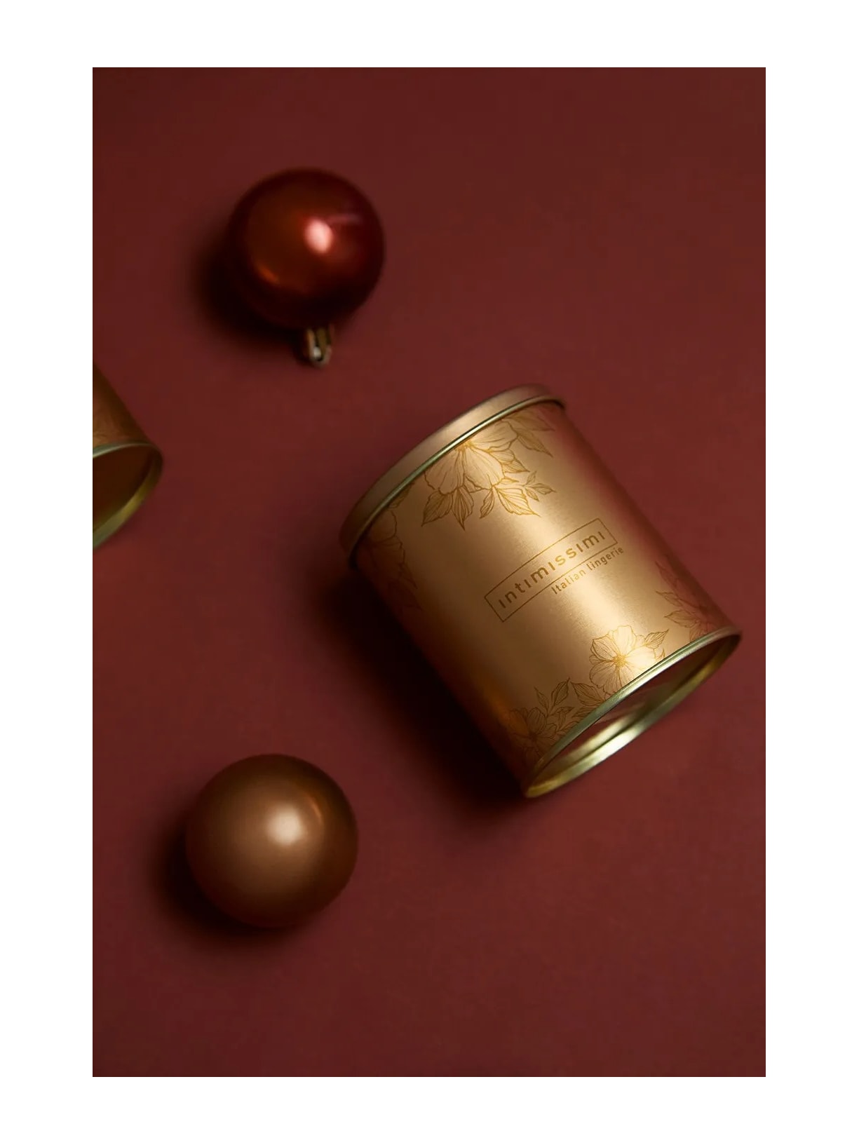 Latinha Colecionável Intimissimi Dourado Intimissimi