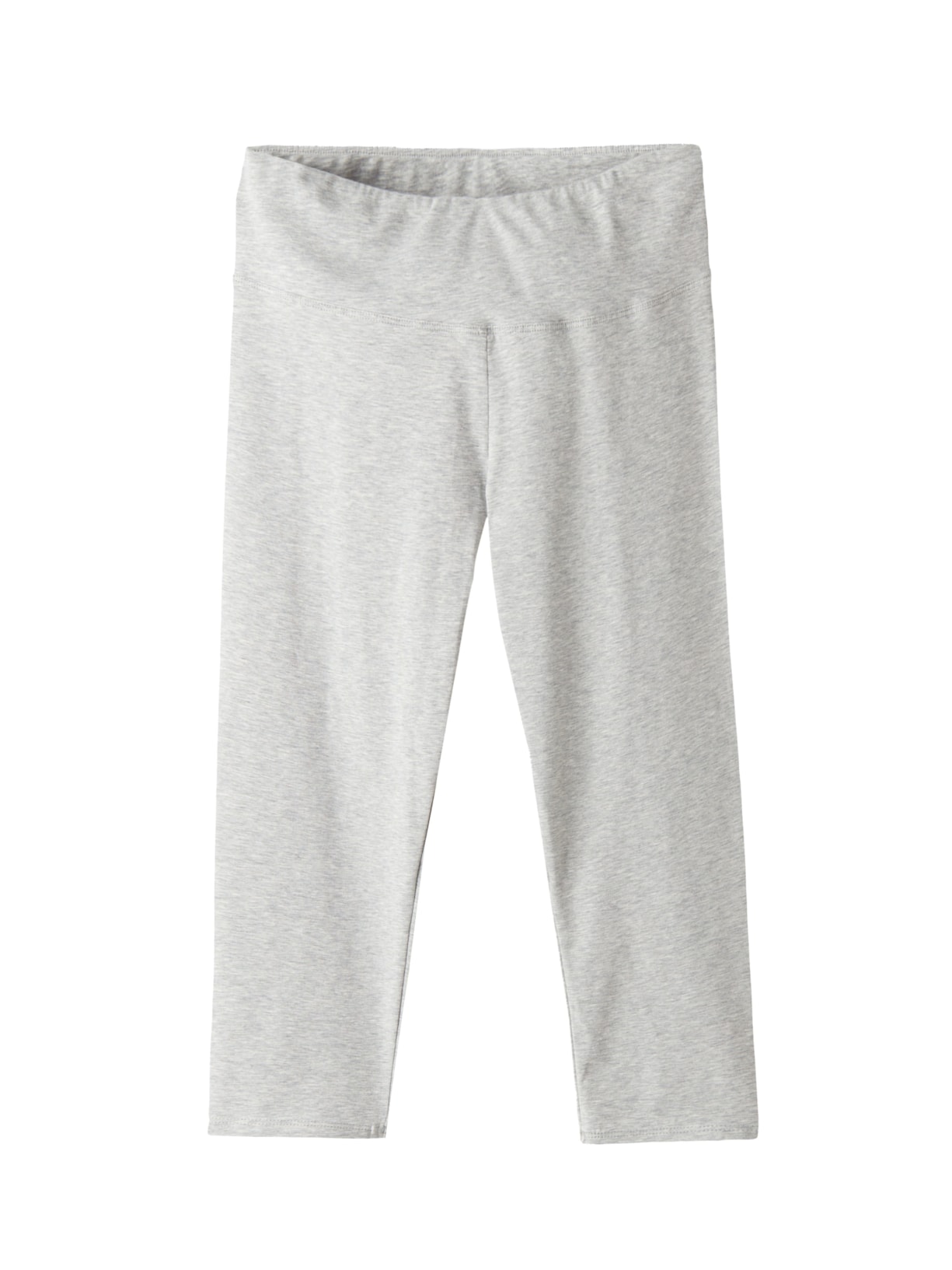 Legging Capri Em Algodão Supima - Cinza