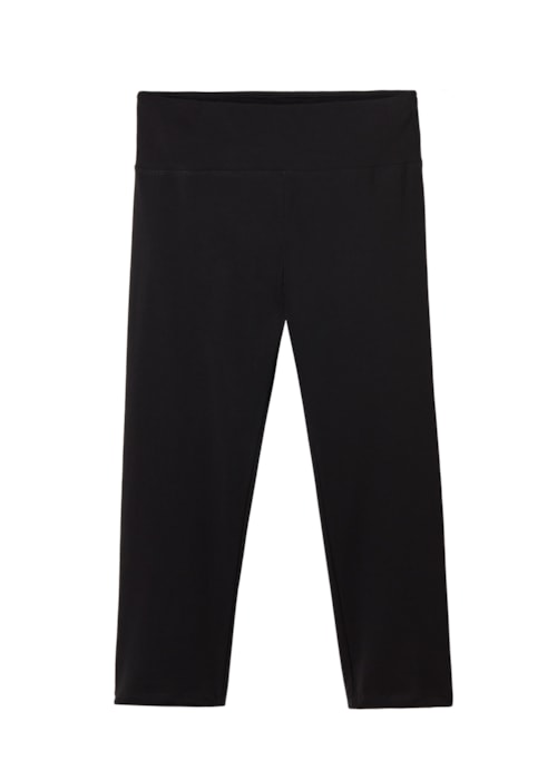 Legging Capri Em Algodão Supima - Preto