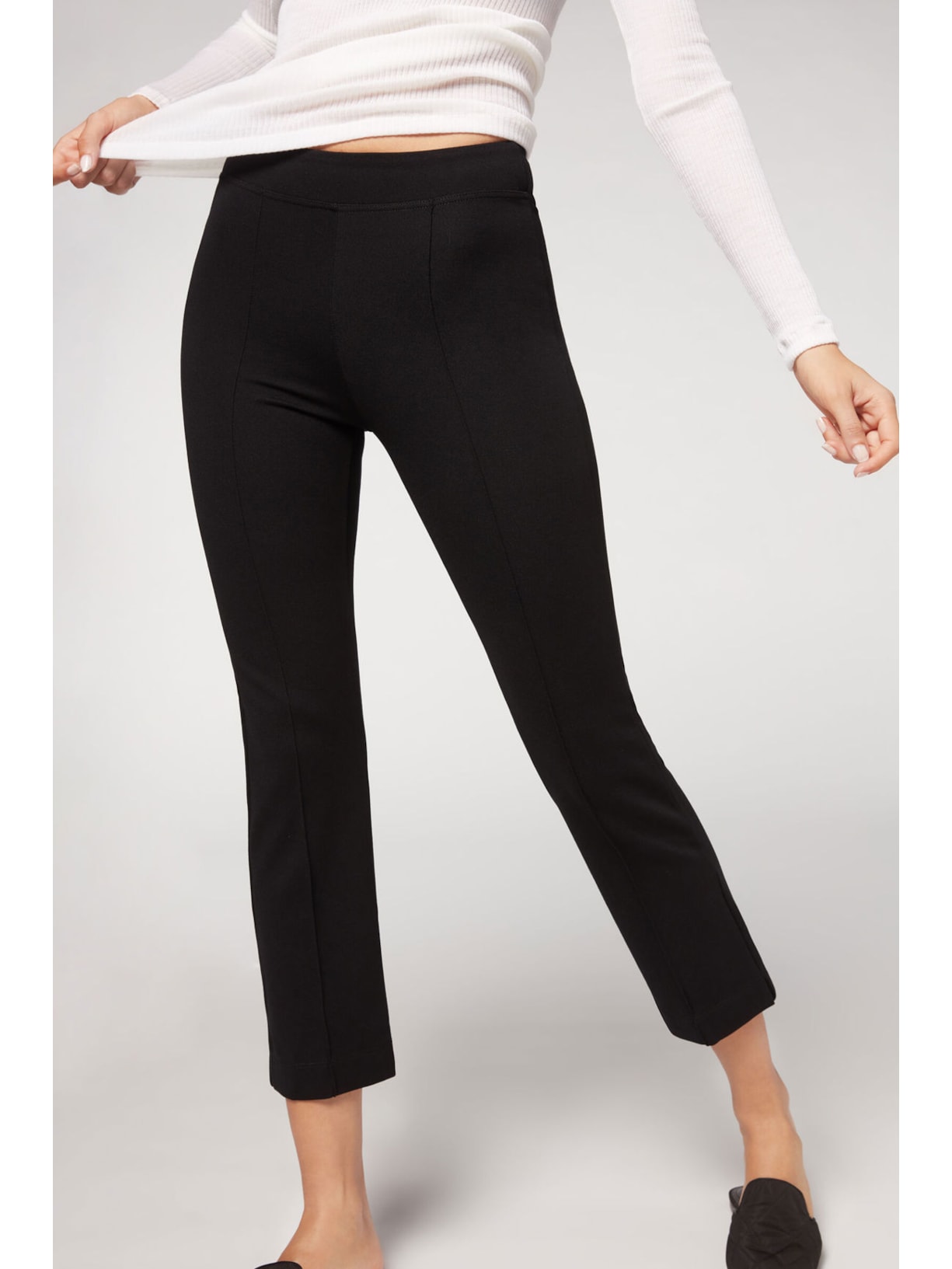 Legging Cigarette Preto Calzedonia