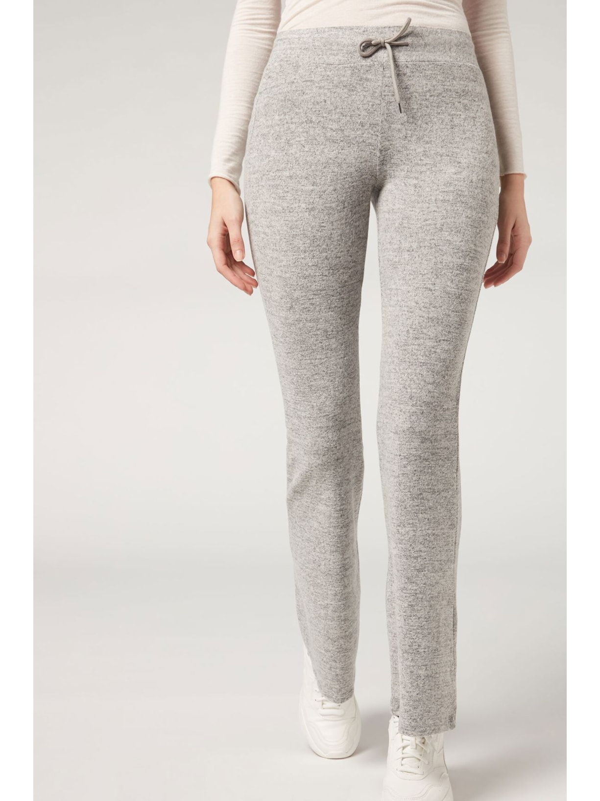 Legging Comfort Flare Cinza Calzedonia