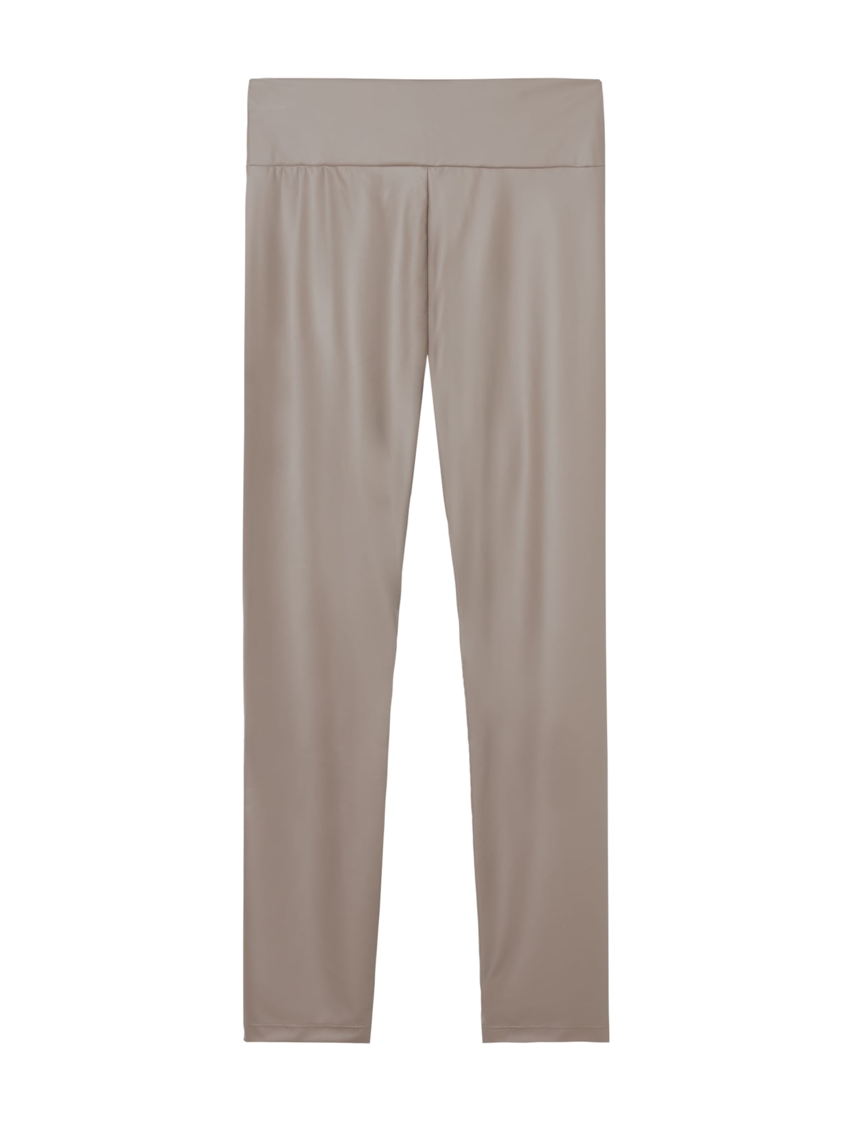 Legging Efeito Couro - Cinza