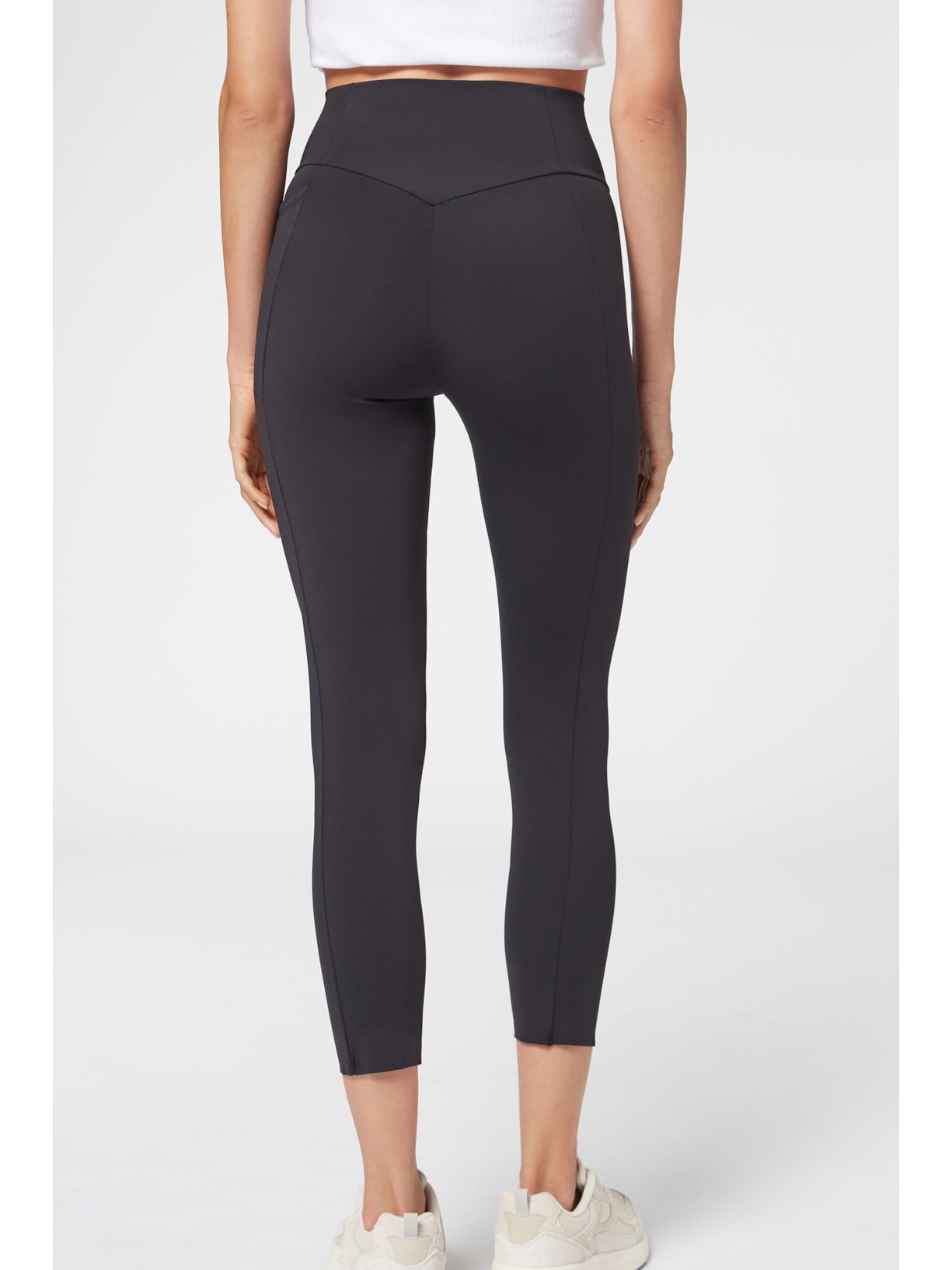Legging Esportiva Cintura Alta Preto Calzedonia