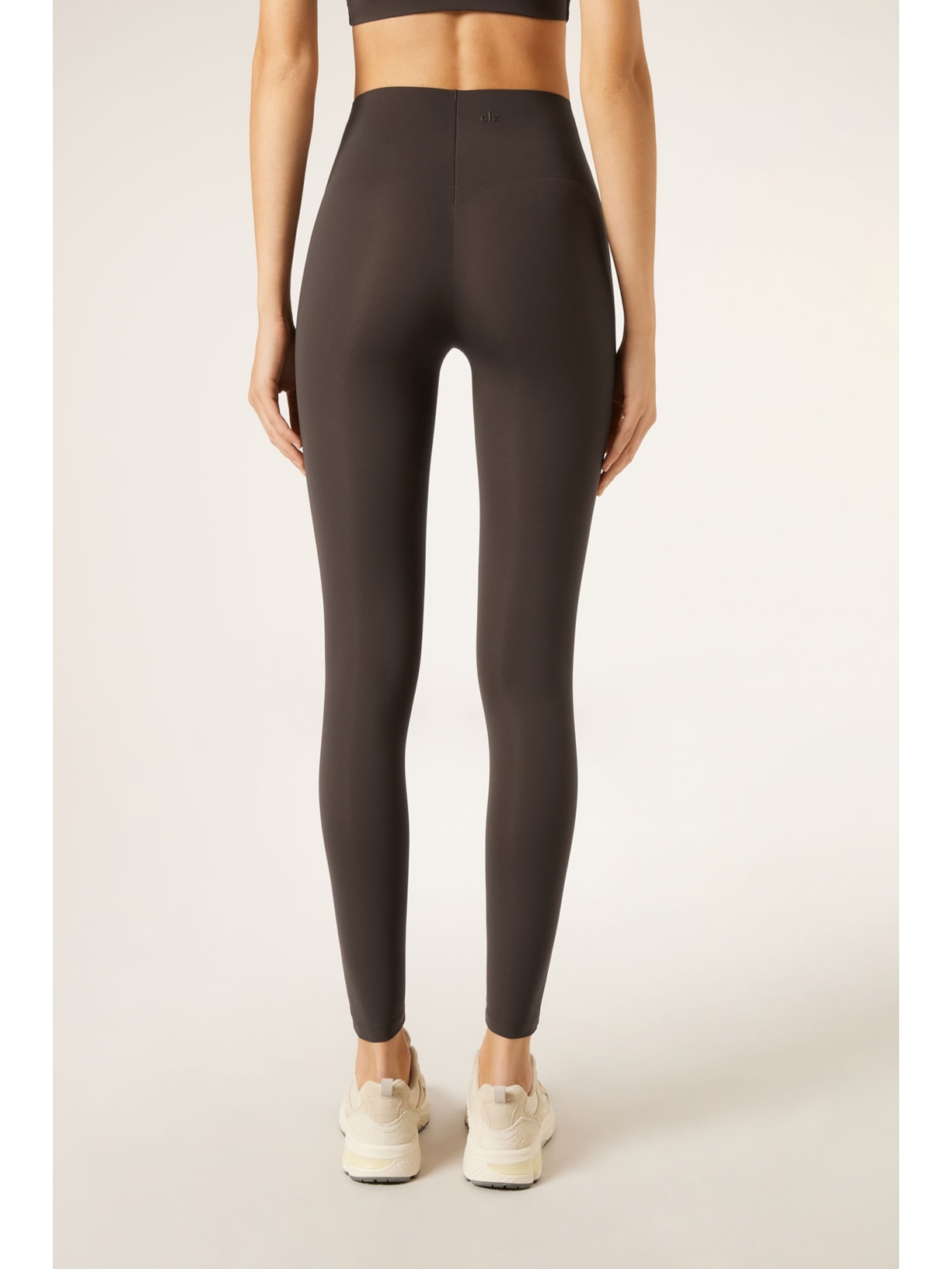 Legging Esportiva Sculpt Marrom Calzedonia