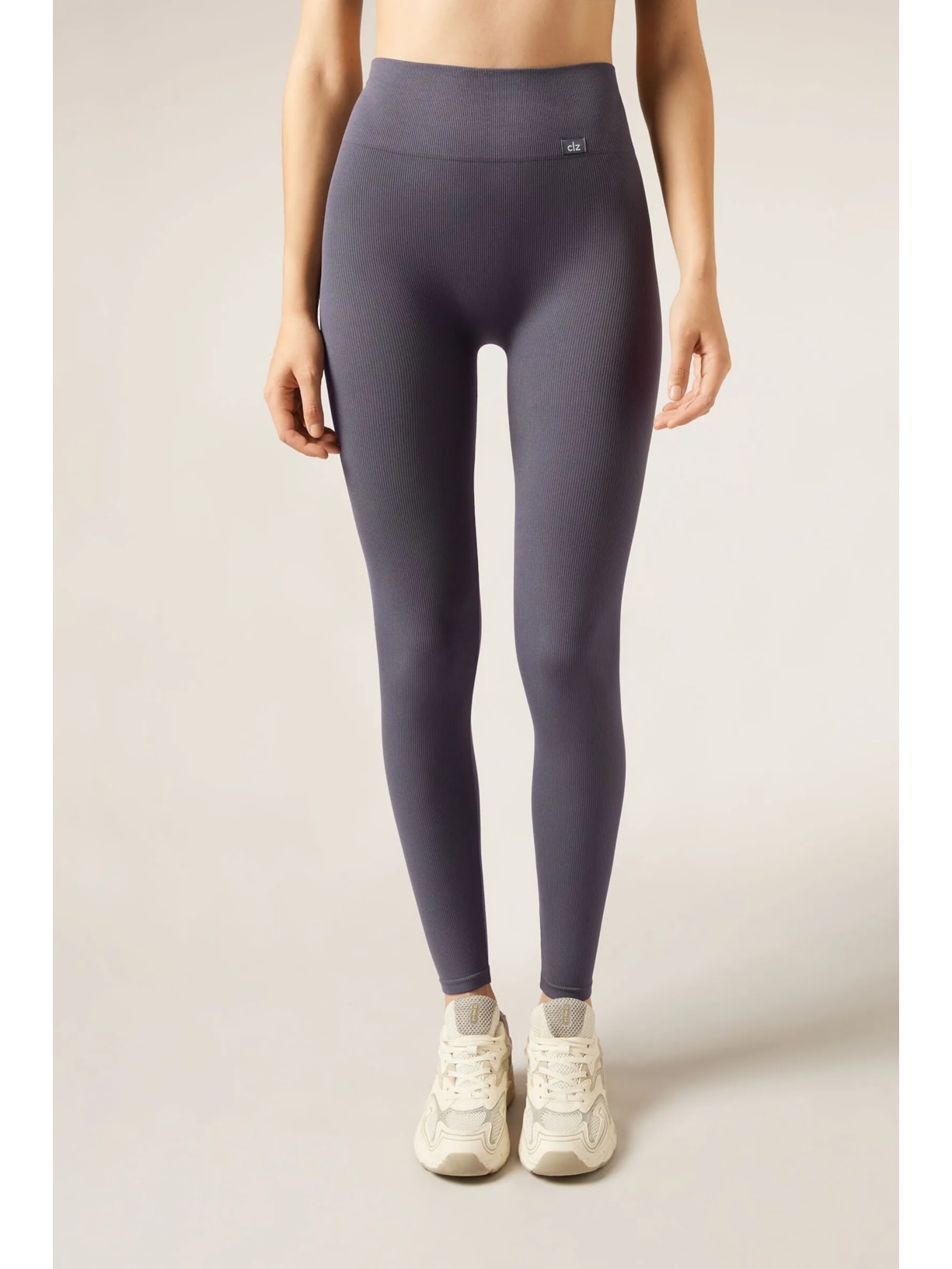 Legging Esportiva Seamless Cinza Calzedonia