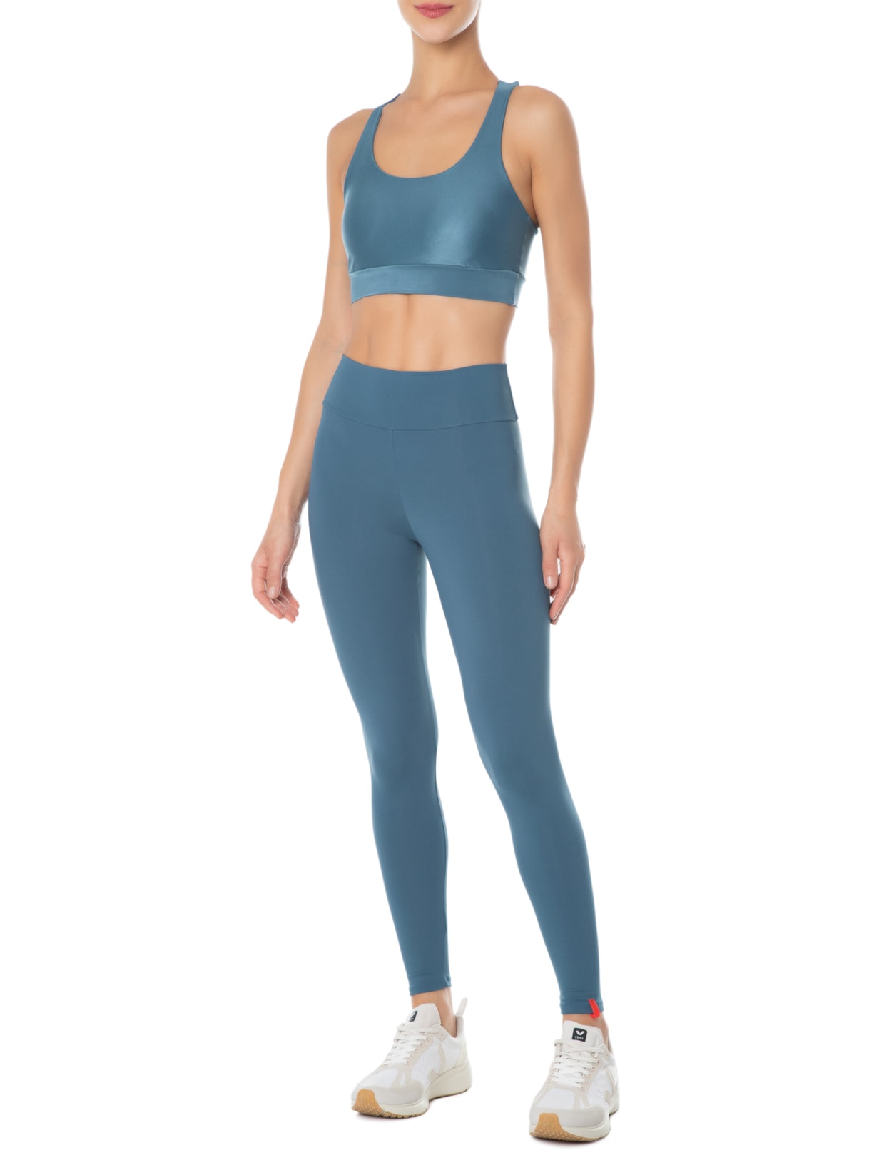 Legging Feminina Lisa Azul Body For Sure