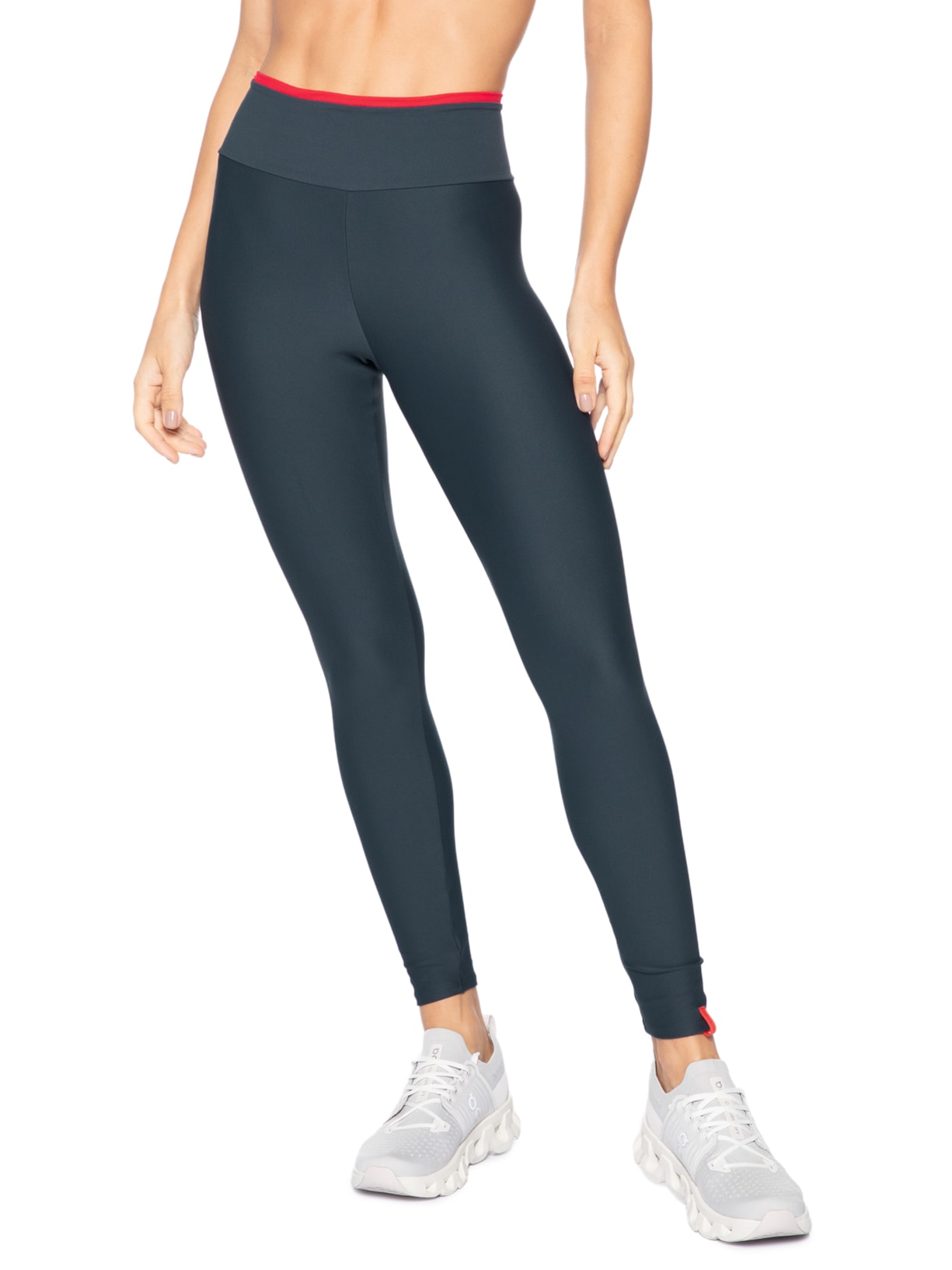 Legging Feminina Lisa Cinza Body For Sure