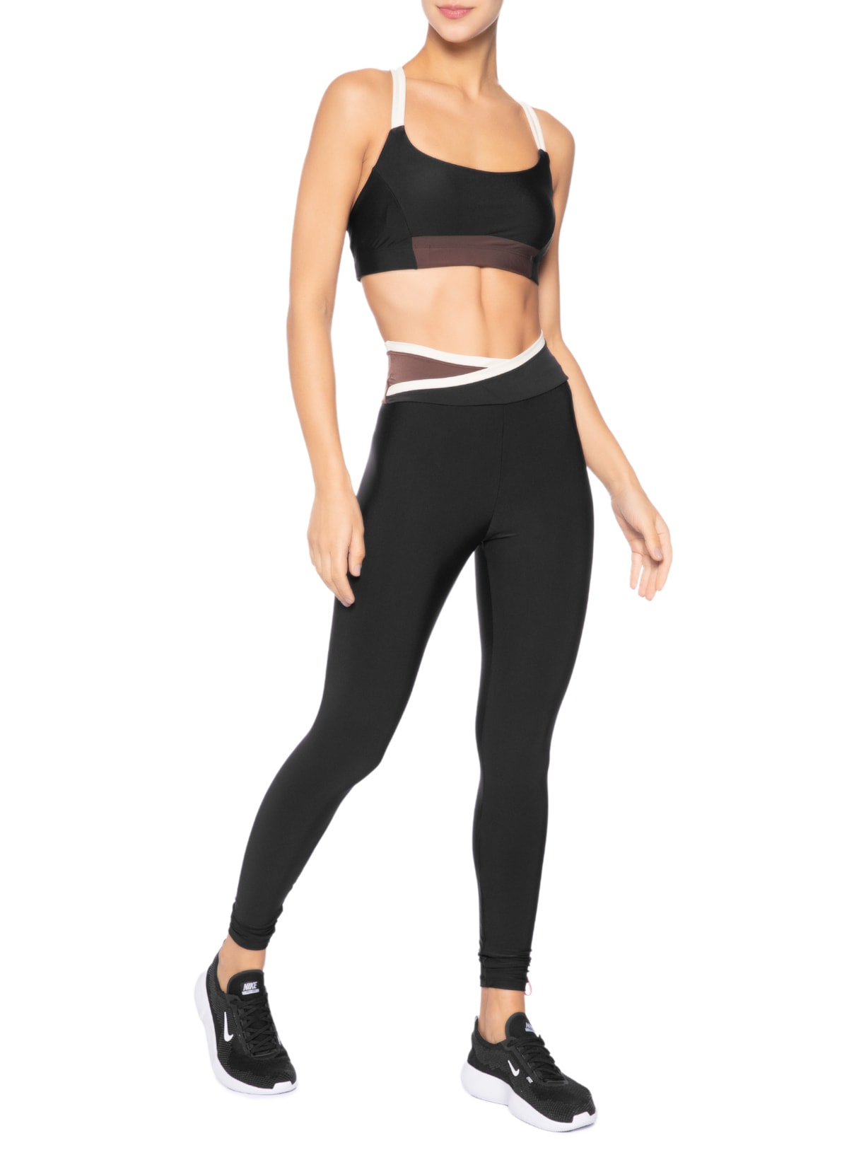 Legging Feminina Lisa Preto Body For Sure