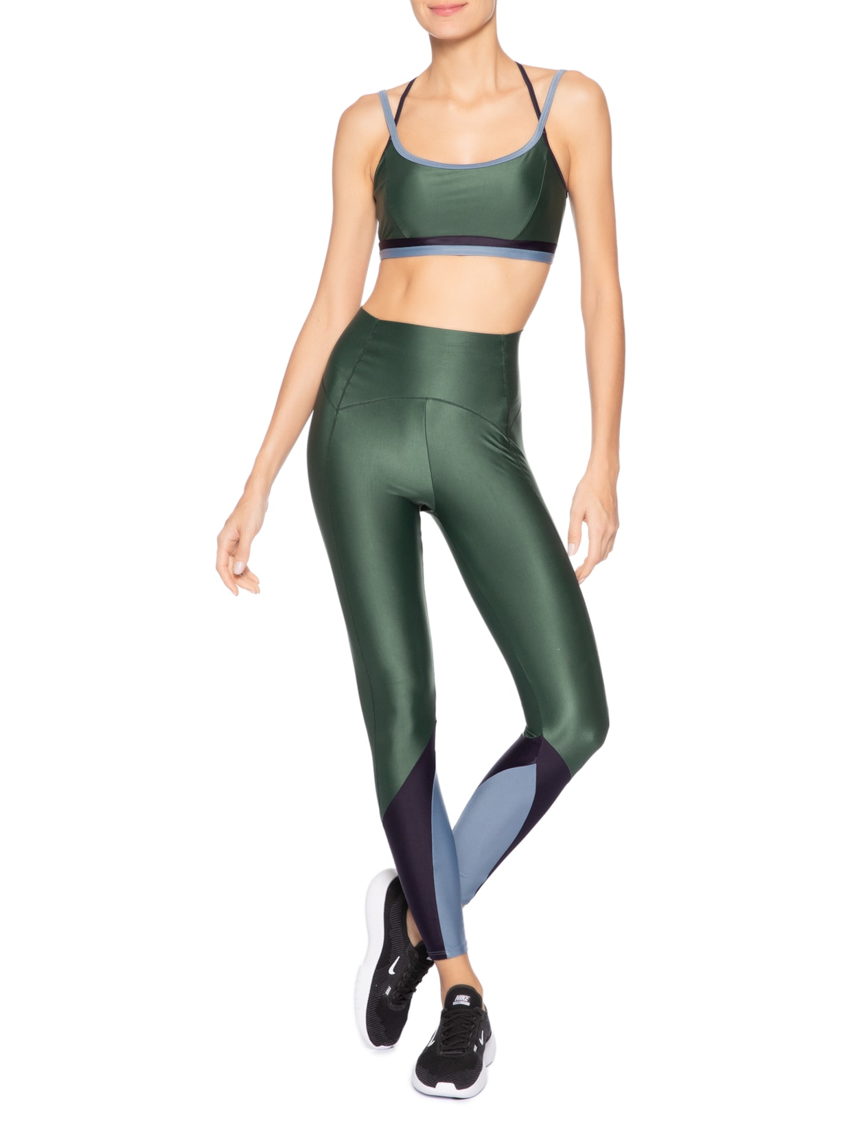 Legging Feminina Lisa Verde Body For Sure