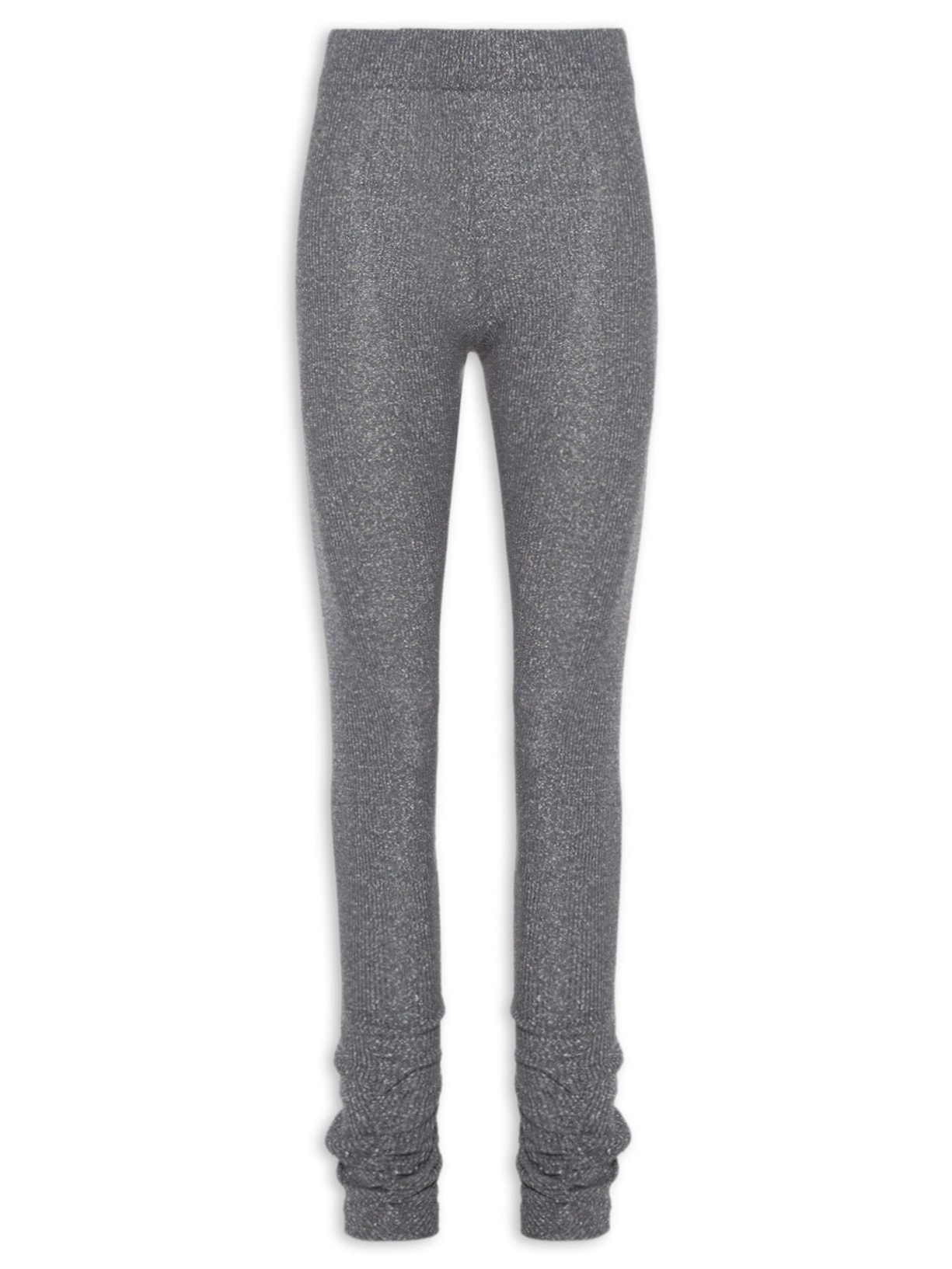 Legging Feminina Mescla Brilho Silver - Cinza