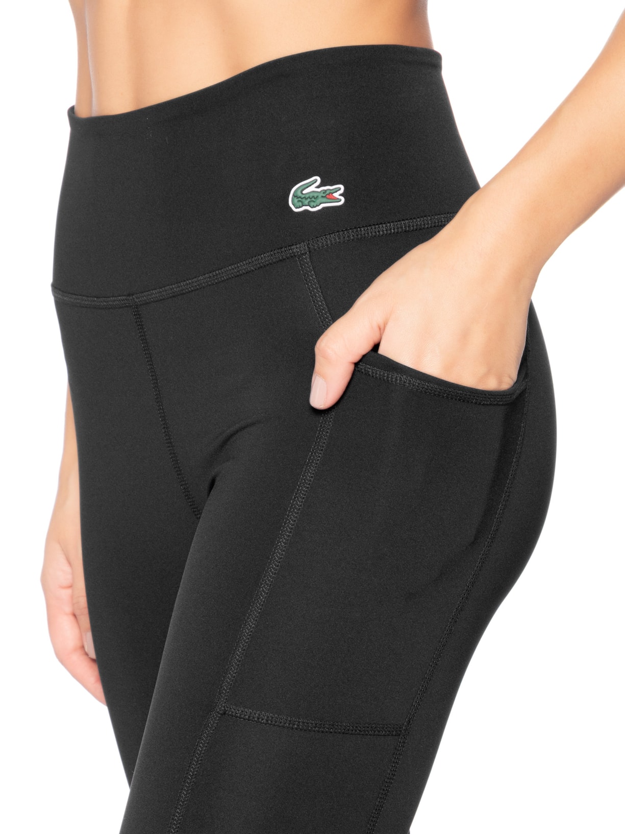 Legging Feminina Sport Core Justa Preto Lacoste