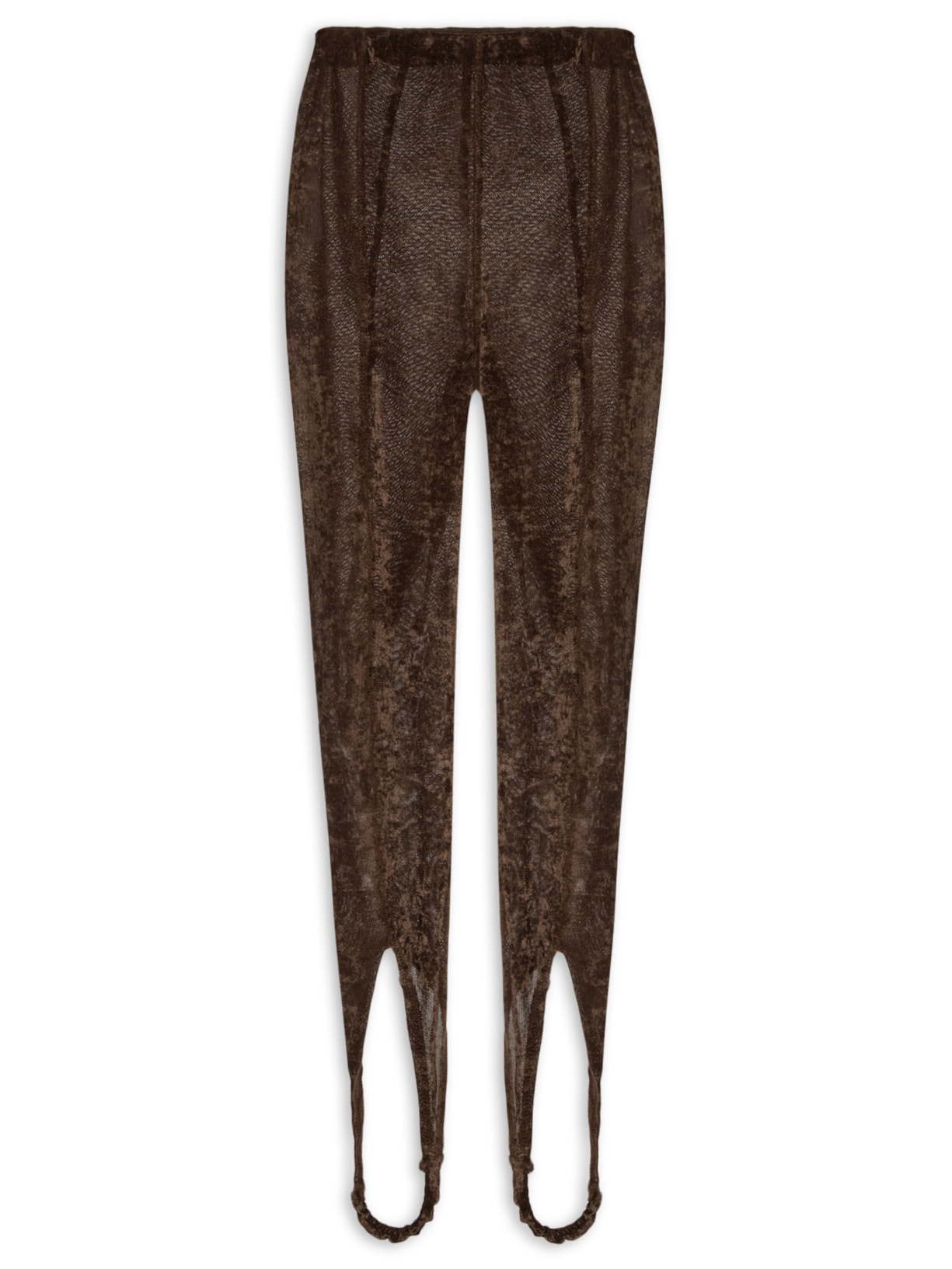 Legging Feminina Velour Marrom Francesca