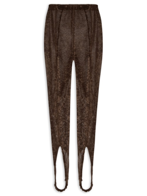 Legging Feminina Velour - Marrom