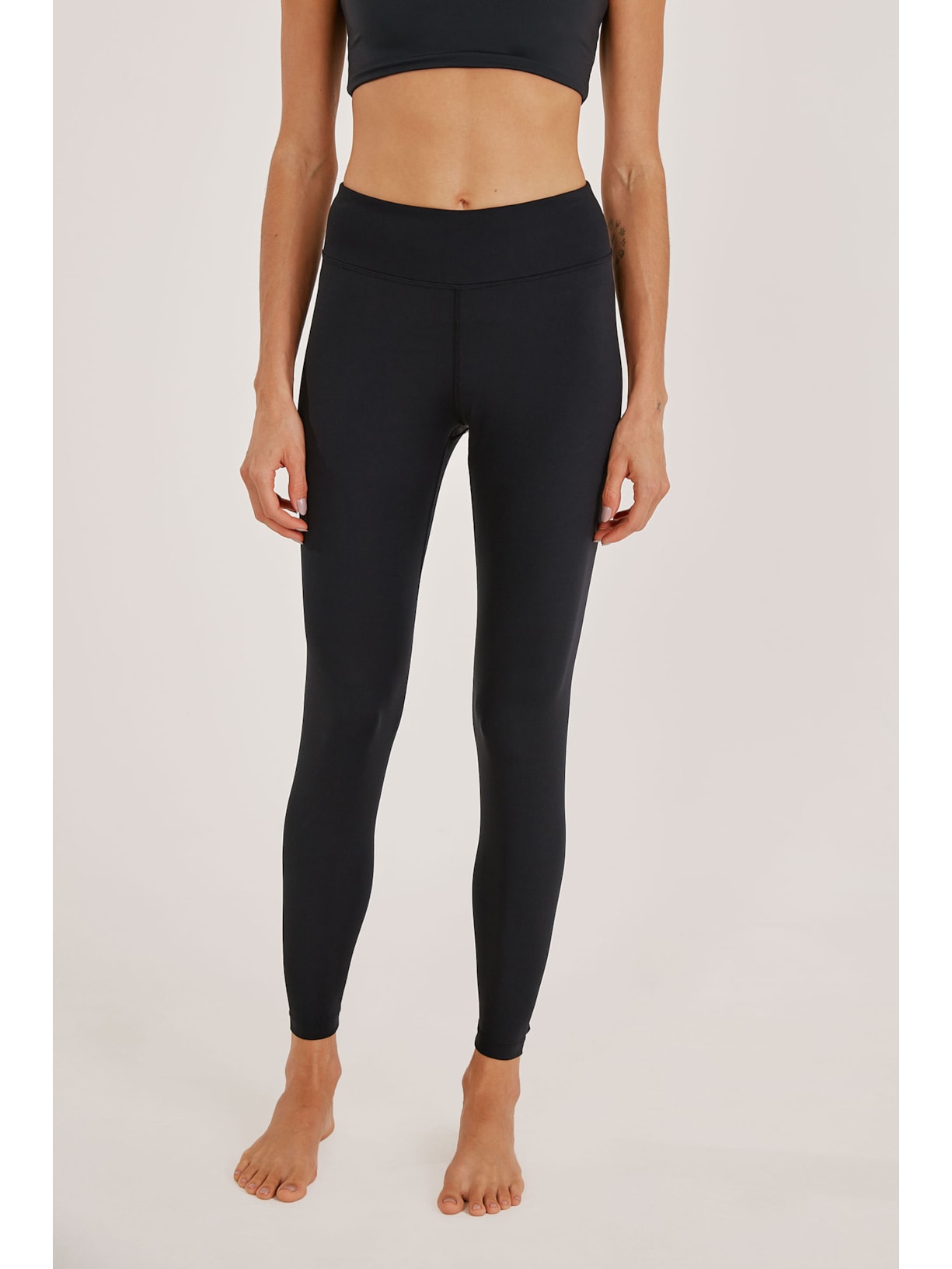 Legging Fitness Preta Soft Skin Basic Lolli Yogini