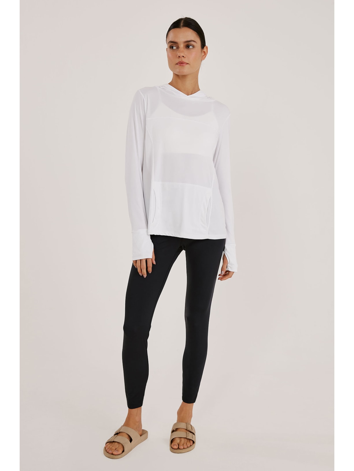 Legging Fitness Preta Soft Skin Basic Lolli Yogini