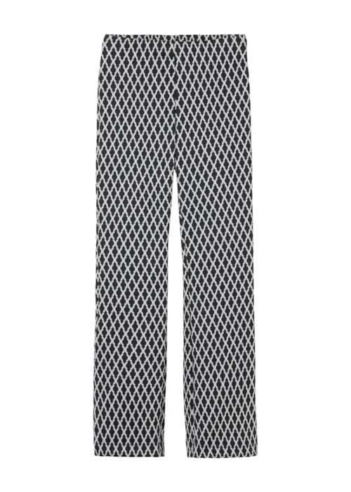 Legging Flare Cropped Com Glitter - Preto