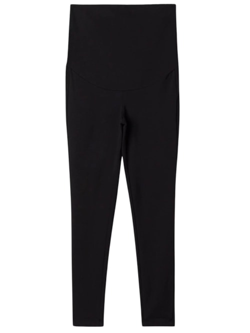 Legging Maternidade Em Algodão - Preto
