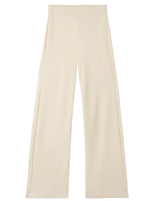 Legging Pantalona Em Malha Milano - Off-White