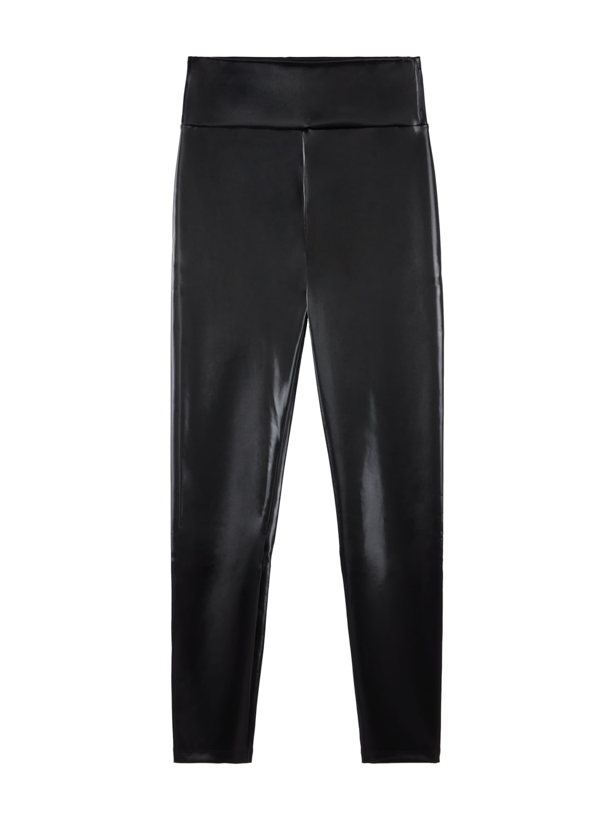 Legging Skinny Efeito Vinil - Preto