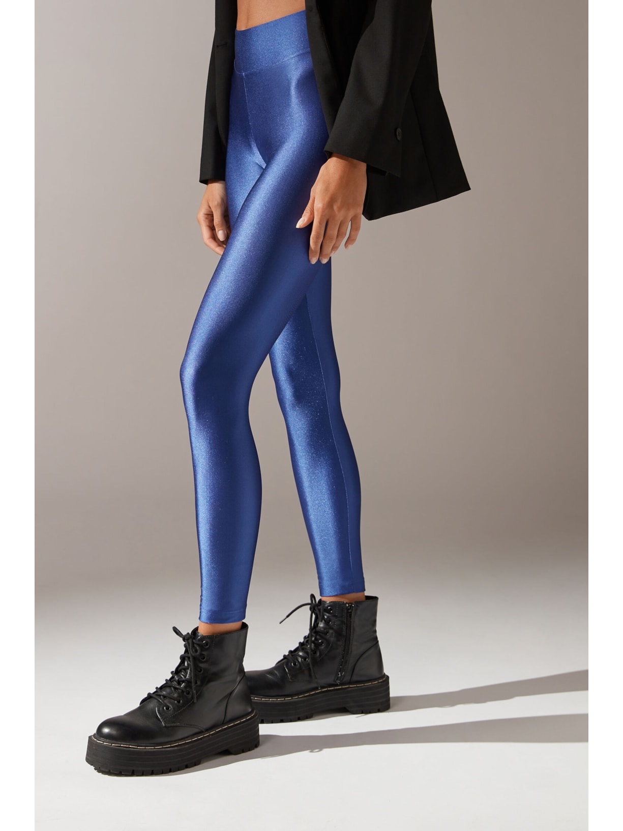 Legging Superbrilhante Azul Calzedonia