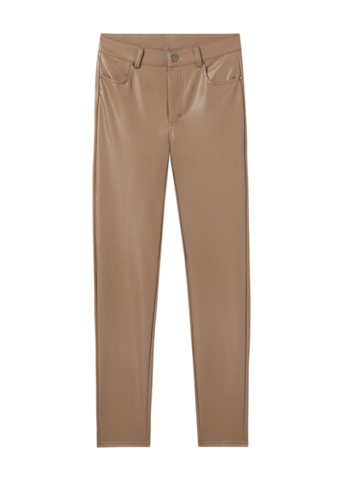 Legging Térmica Efeito Couro - Marrom