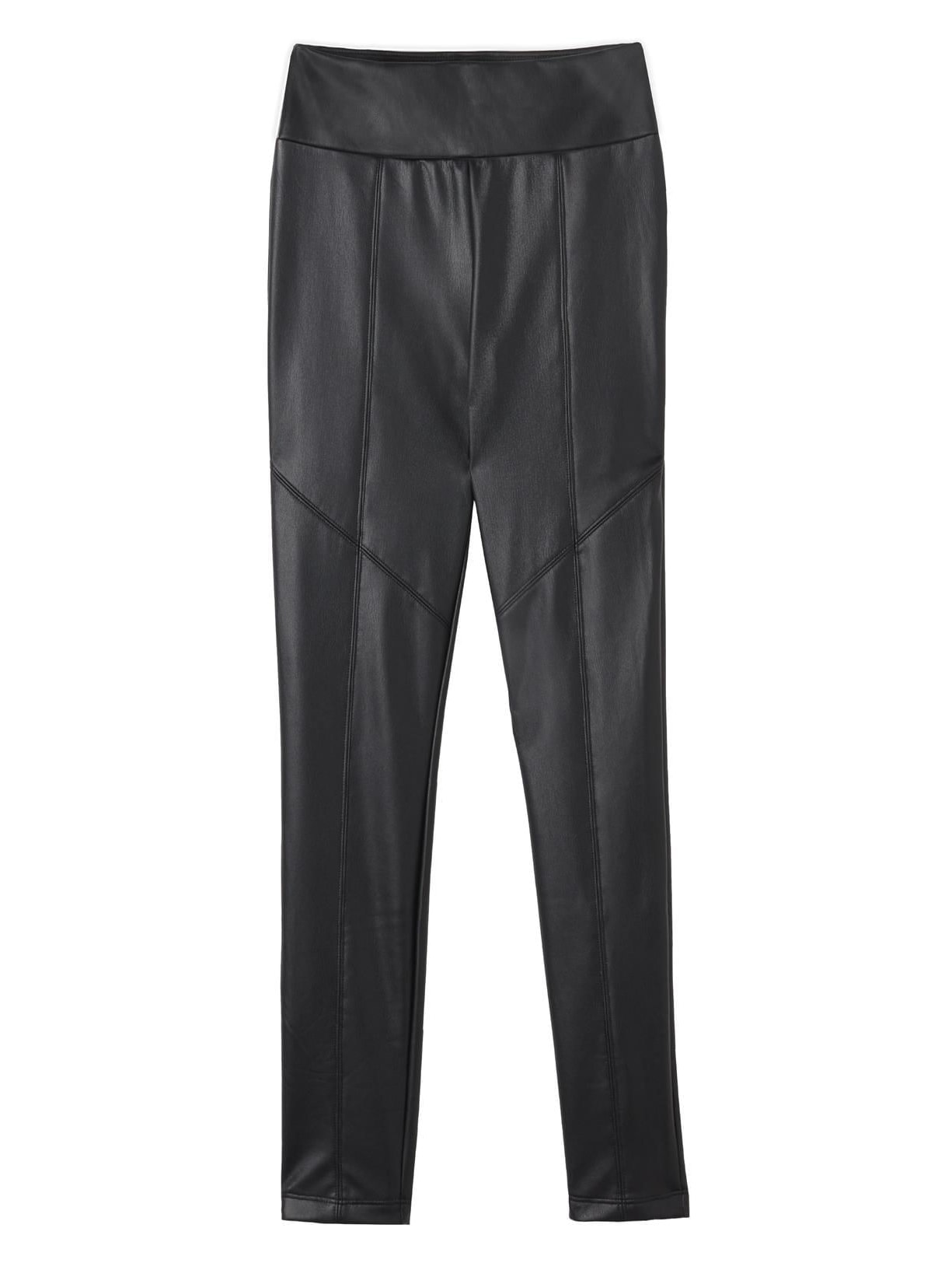 Legging Térmica Efeito Couro - Preto