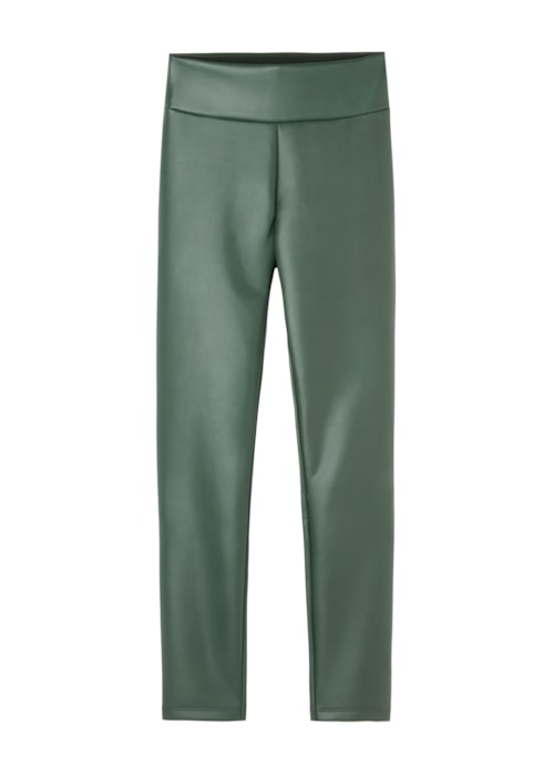 Legging Térmica Efeito Couro - Verde