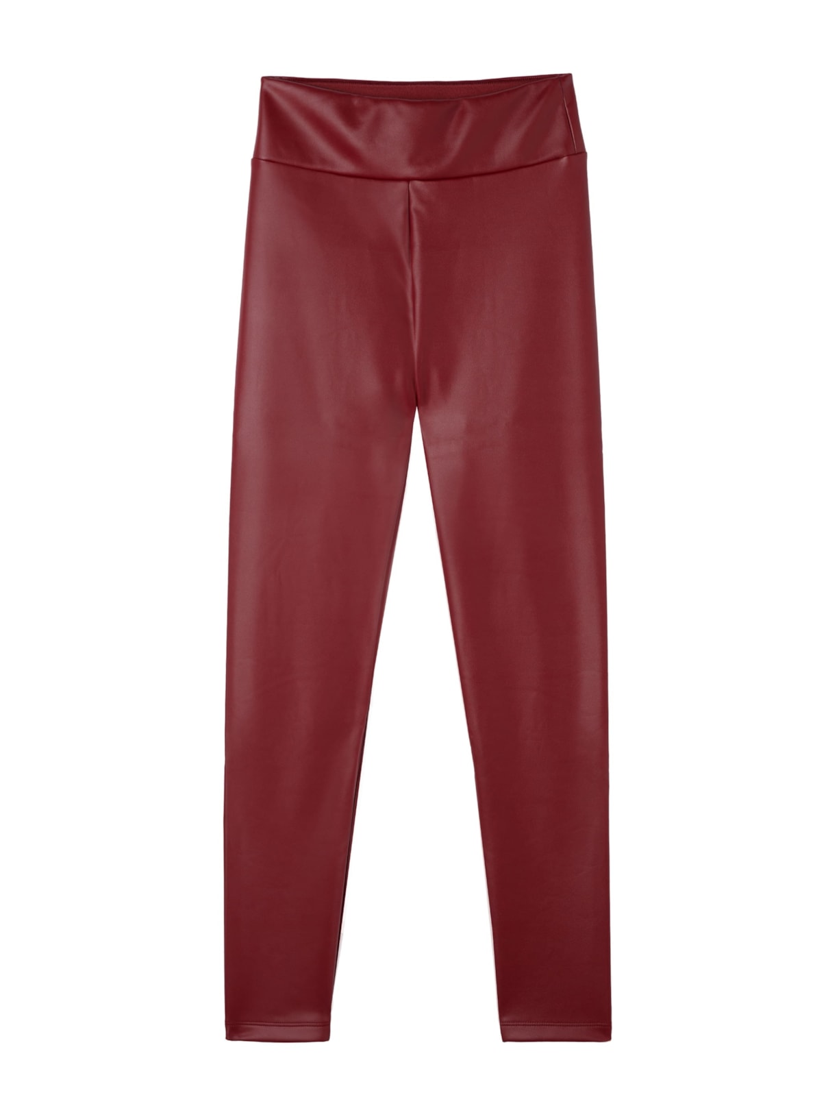 Legging Térmica Efeito Couro - Vermelho