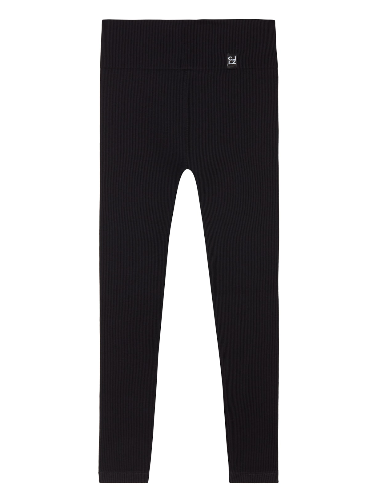 Leggings Seamless Canelado Fino - Preto