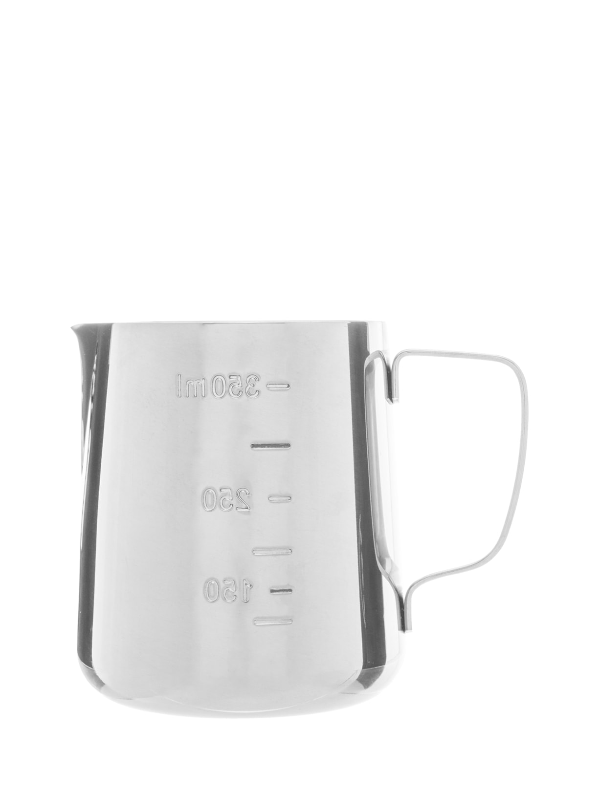 Leiteira de Aço Inox 350ml - Prata